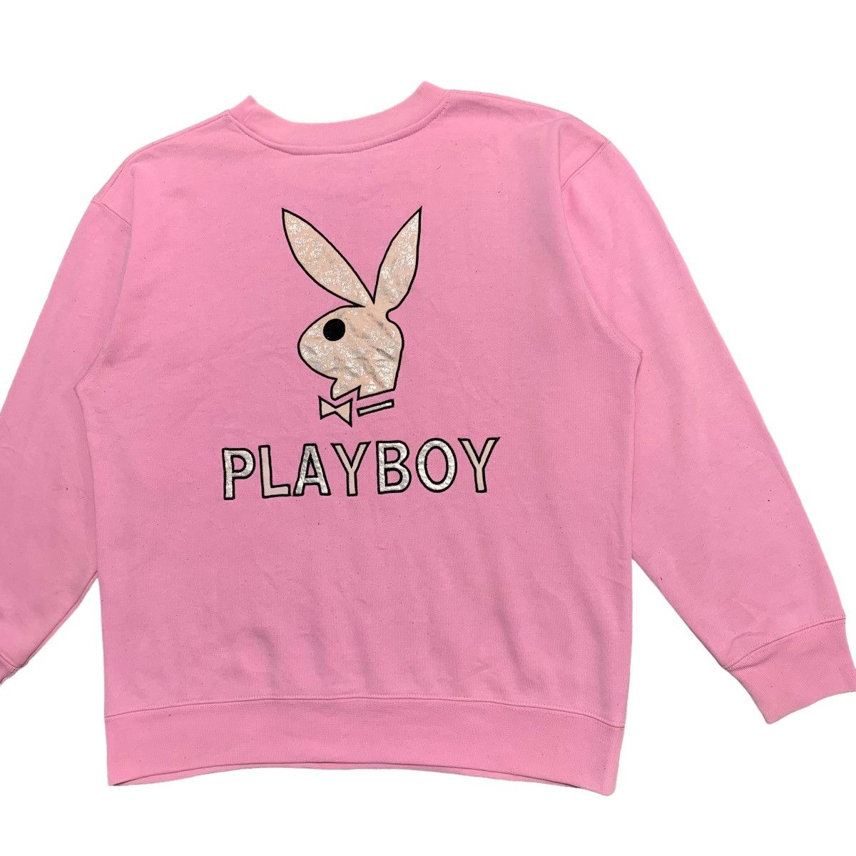 Vintage Playboy Big Logo Pink Sweatshirt - 3