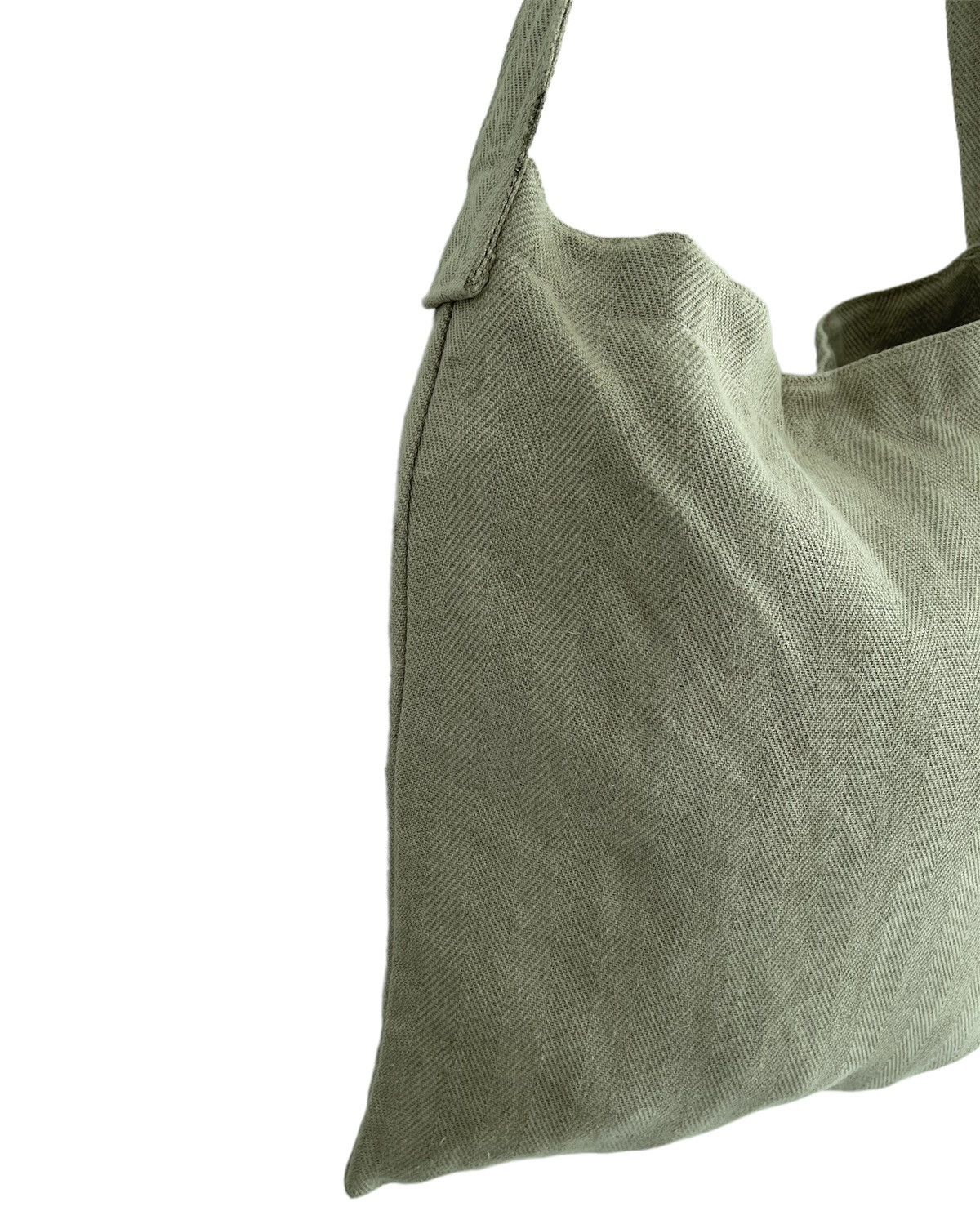 Vintage - Thread-line Tokyo Canvas Flat Shoulder Bag - 3