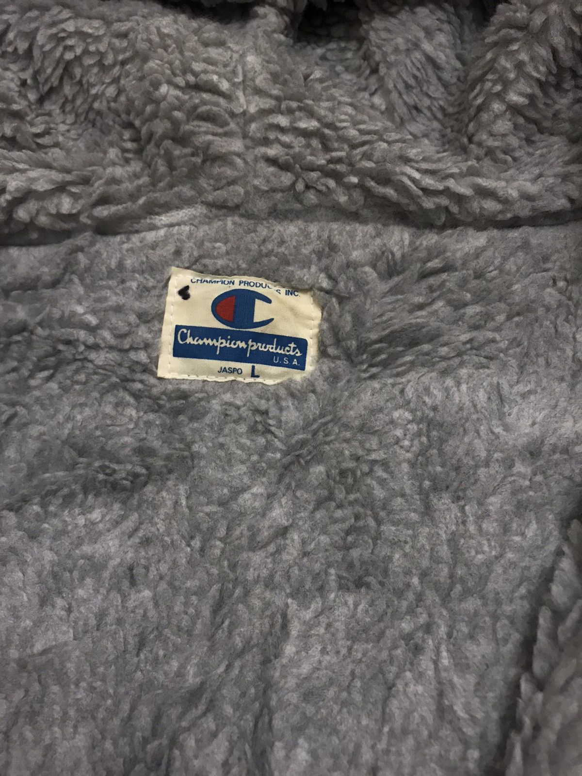 Vintage Champion Spell Parka Jacket Spell out front & back - 3