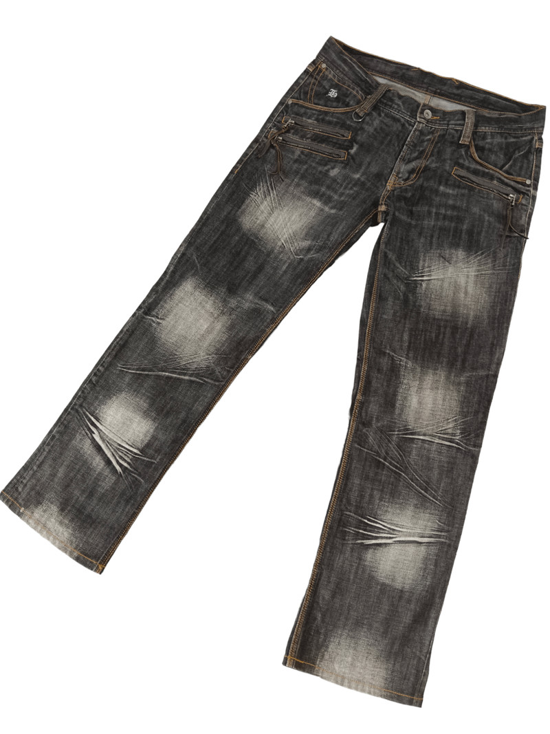 Nicole Hideaways Acid Wash Punk Denim - 1