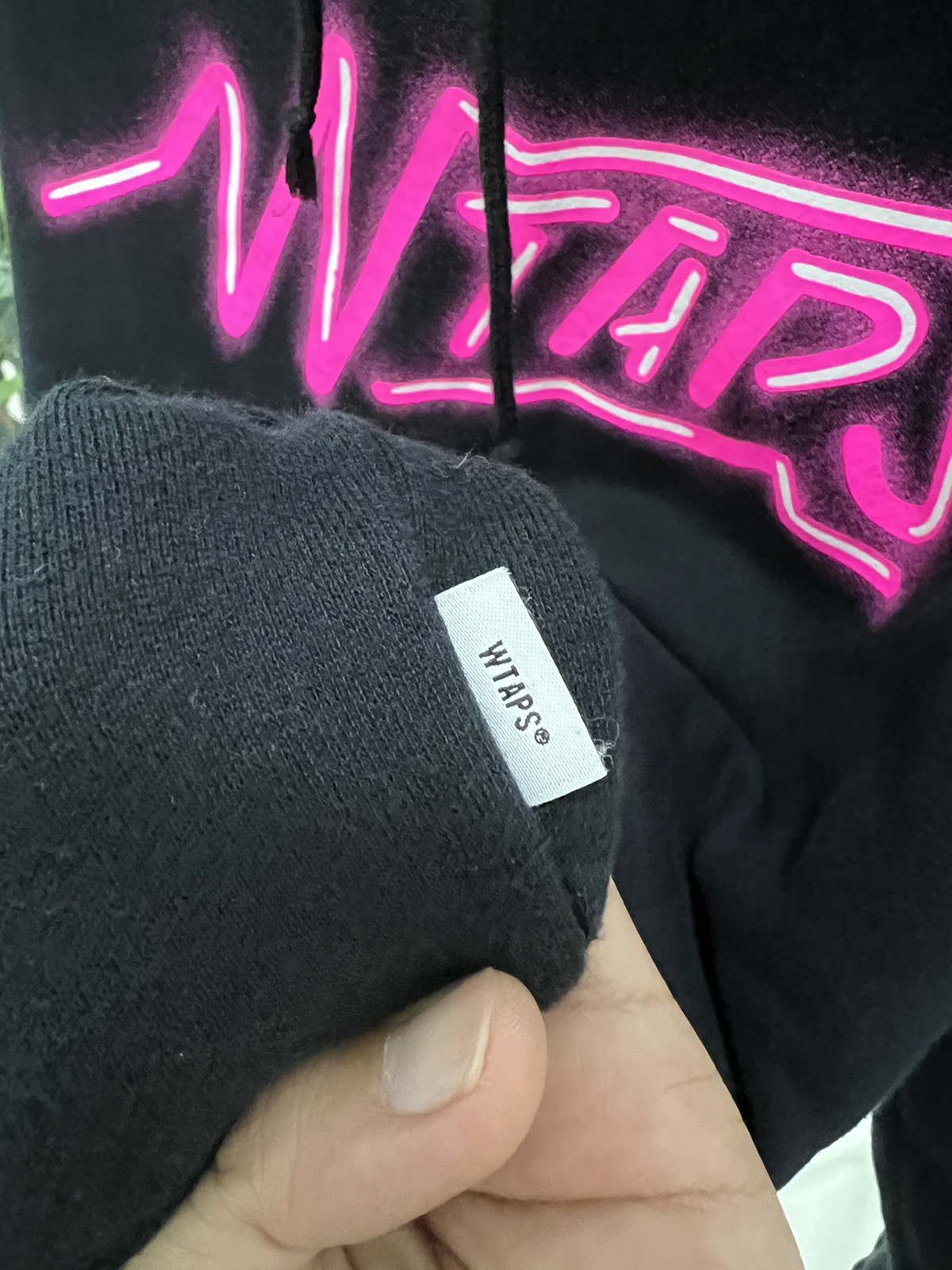 Wtaps Sizer neon hooded sweatshirt - 5