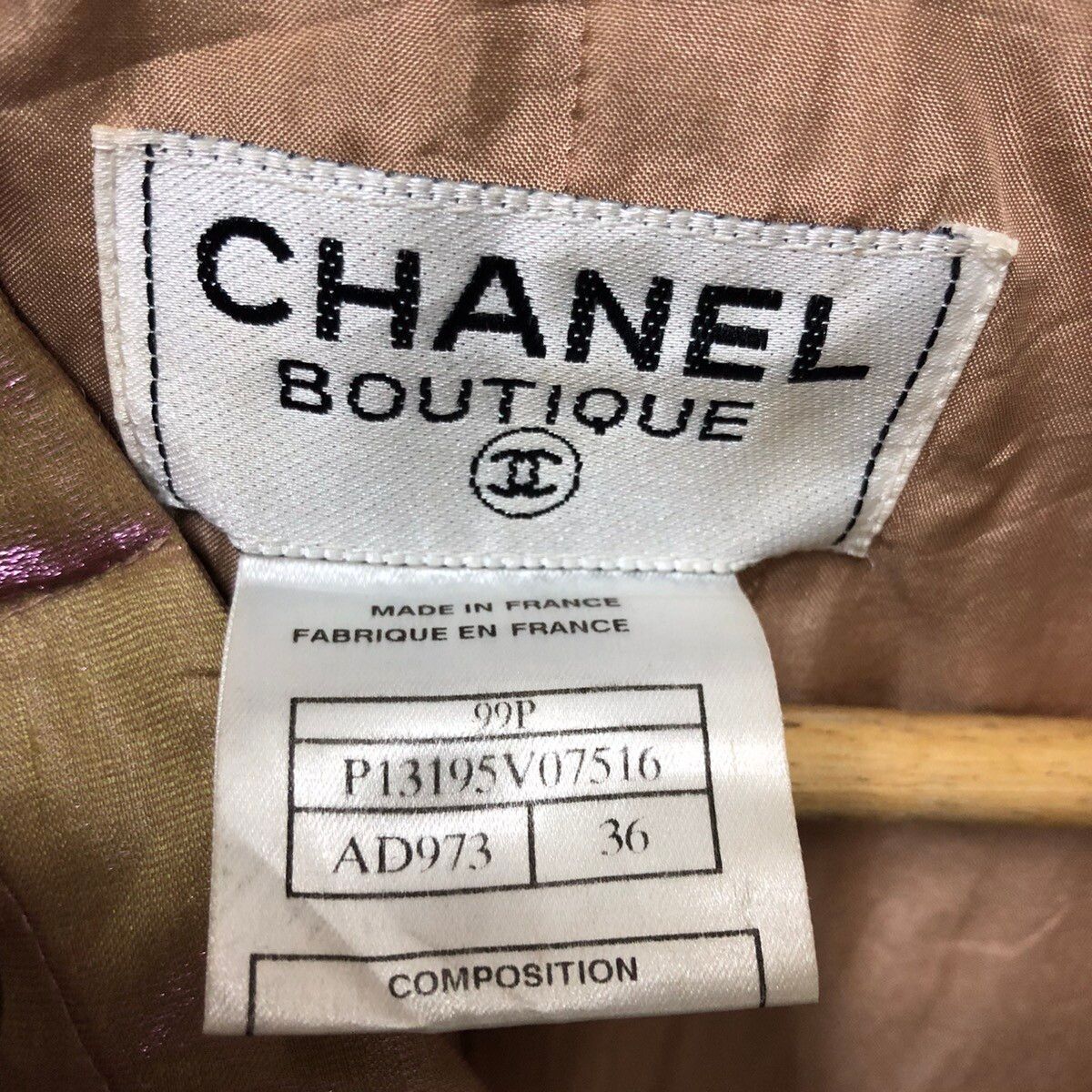 Vintage Chanel boutique linen jacket - 11