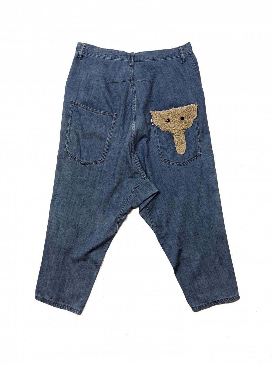 Designer - Ne-net Drop Crotch Denim Jeans Bottom - 1