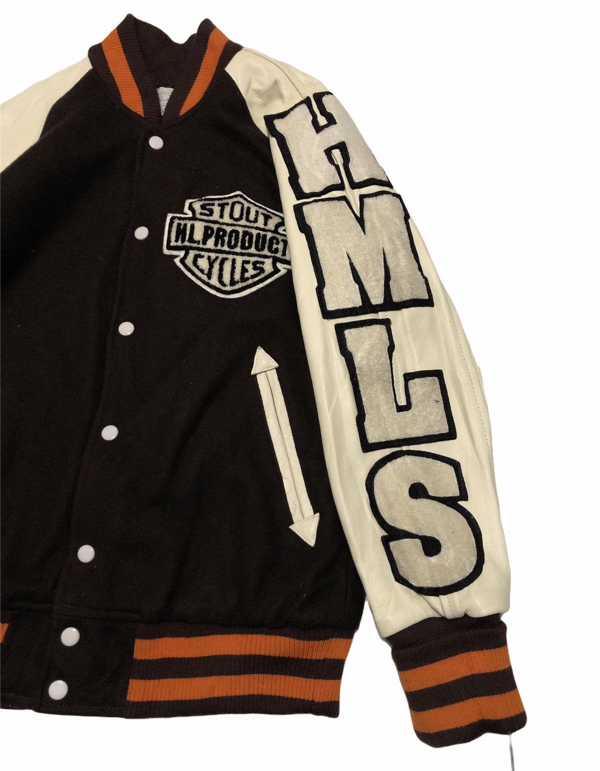 Vintage - VJ16 HMLS Homeless Varsity Jacket - 2