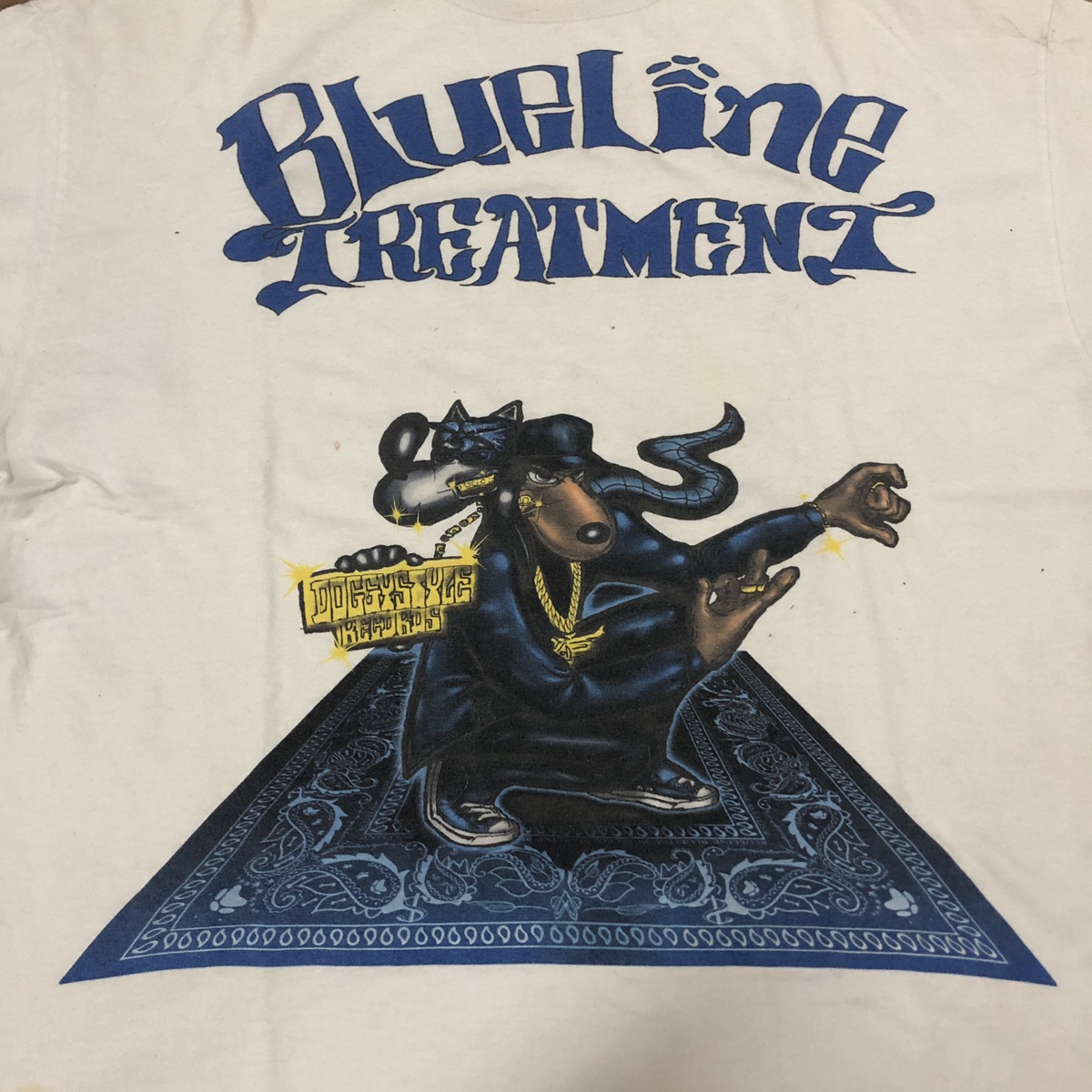 Vintage - Vintage Snoop Dog Bluelime Treatment Album Hip Hop T-Shirt - 3