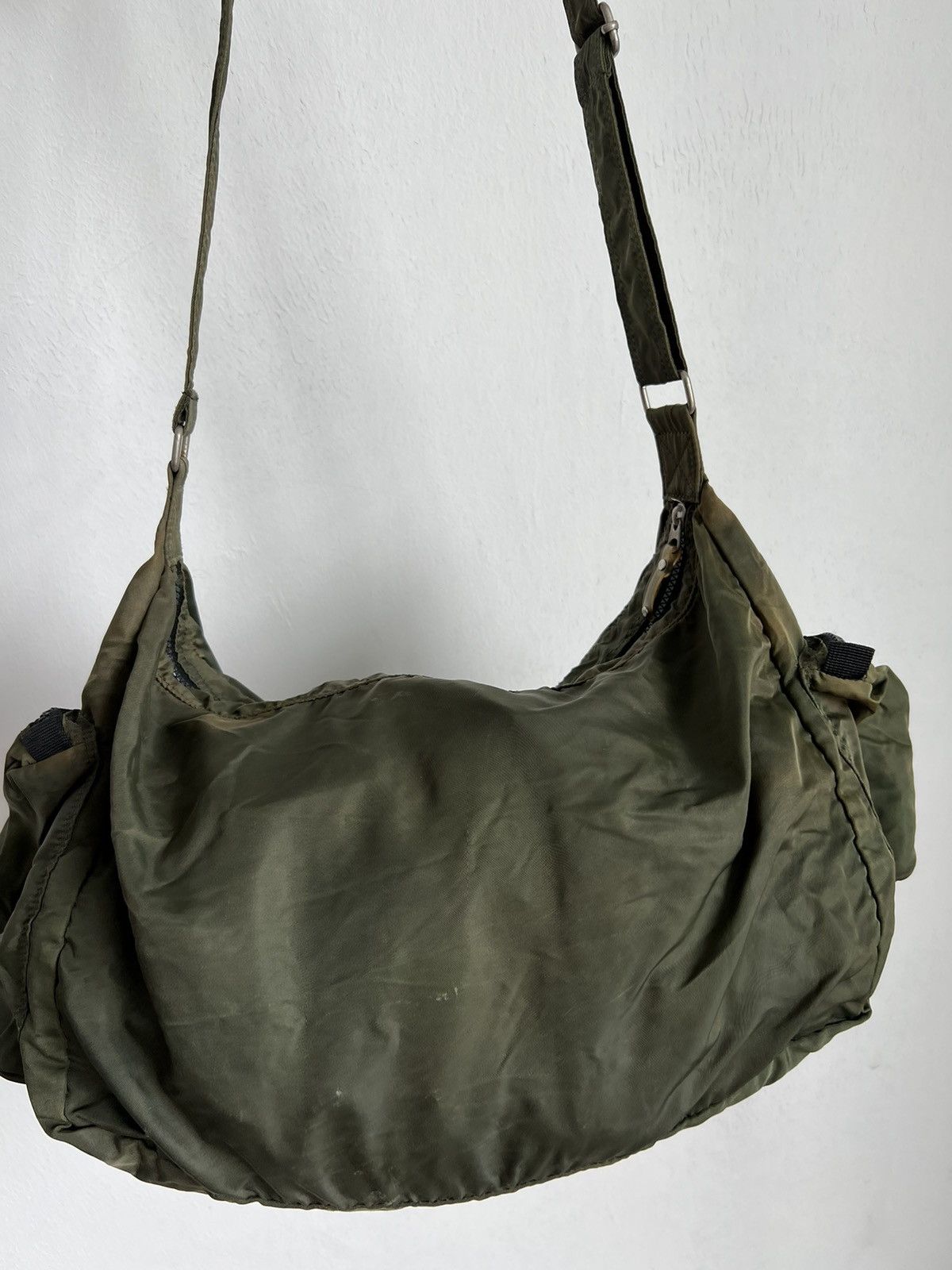 Camo Green Army Sling Bag - 4