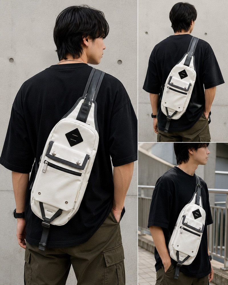 PORTER JAM Tarpaulin One Shoulder Bag White Japan - 1