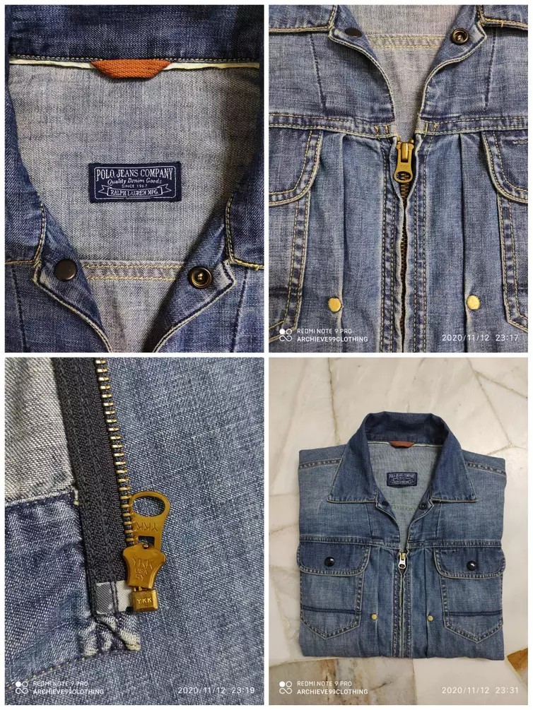 Very Rare - Vintage Ralph Lauren 67 US flag logo denim jacket - 3