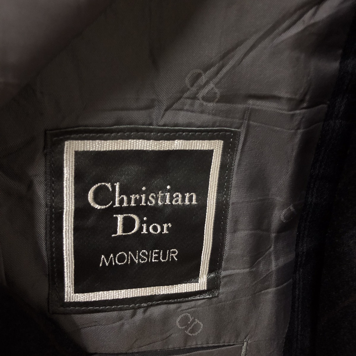 Christian Dior Monsieur - Christian dior monsieur wool classic suit black striped - 5