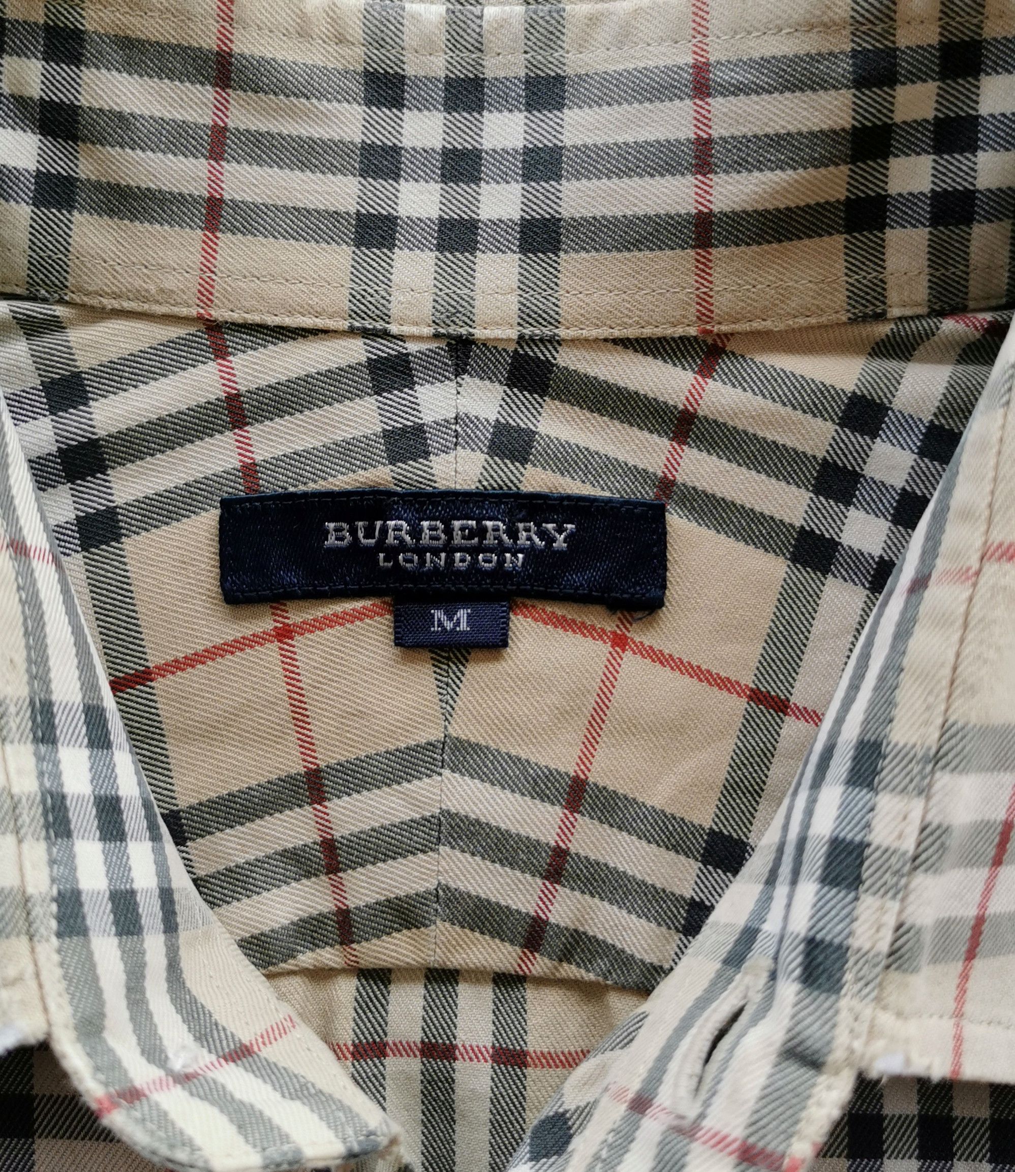 Burberry Check Long Sleeve Shirts - 10