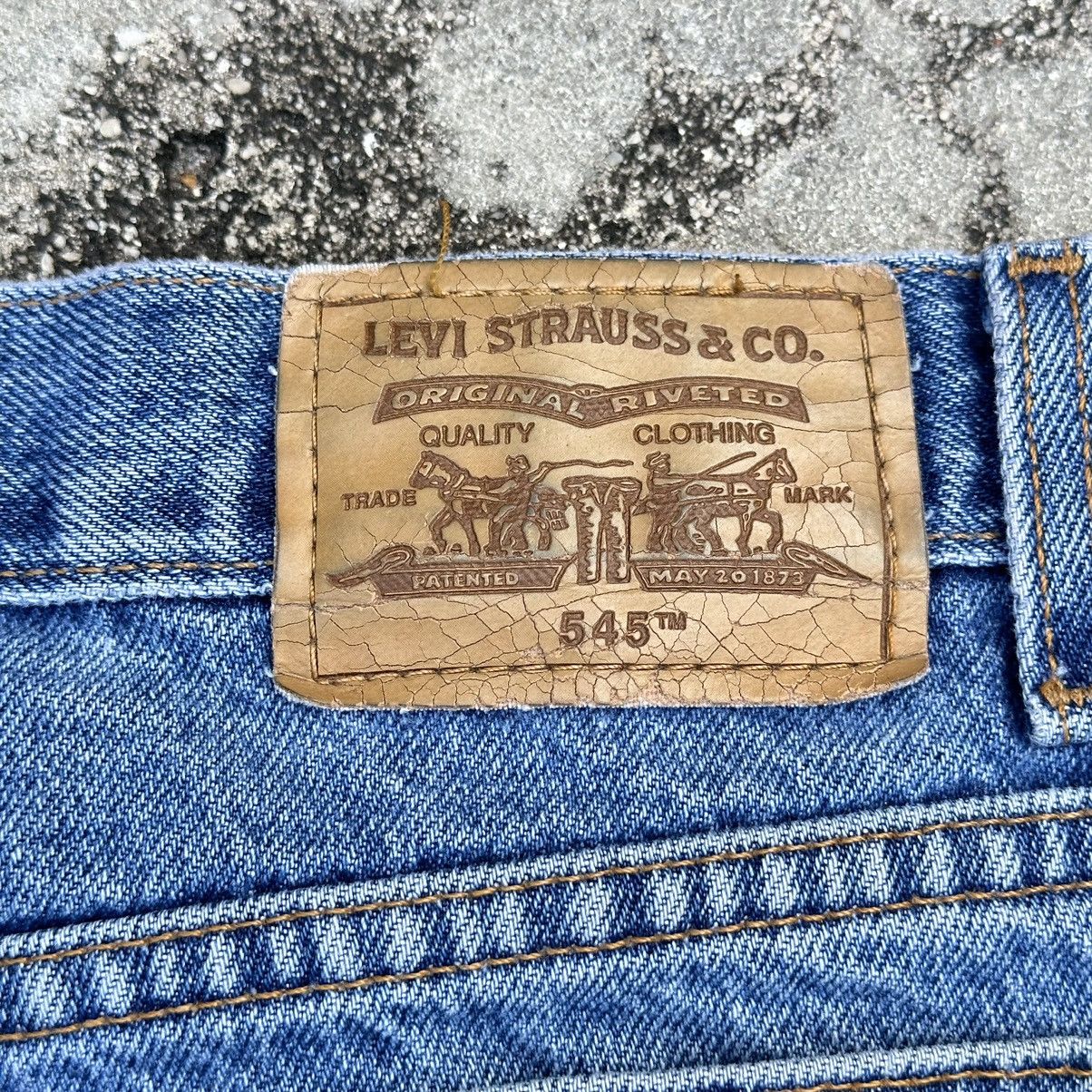 Vintage Y2K Levis 545 Loose Fit Denim Jeans 44x30 - 7
