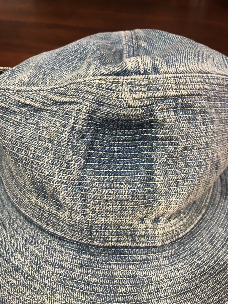 Old Man and the Sea Denim Bucket Hat - 3