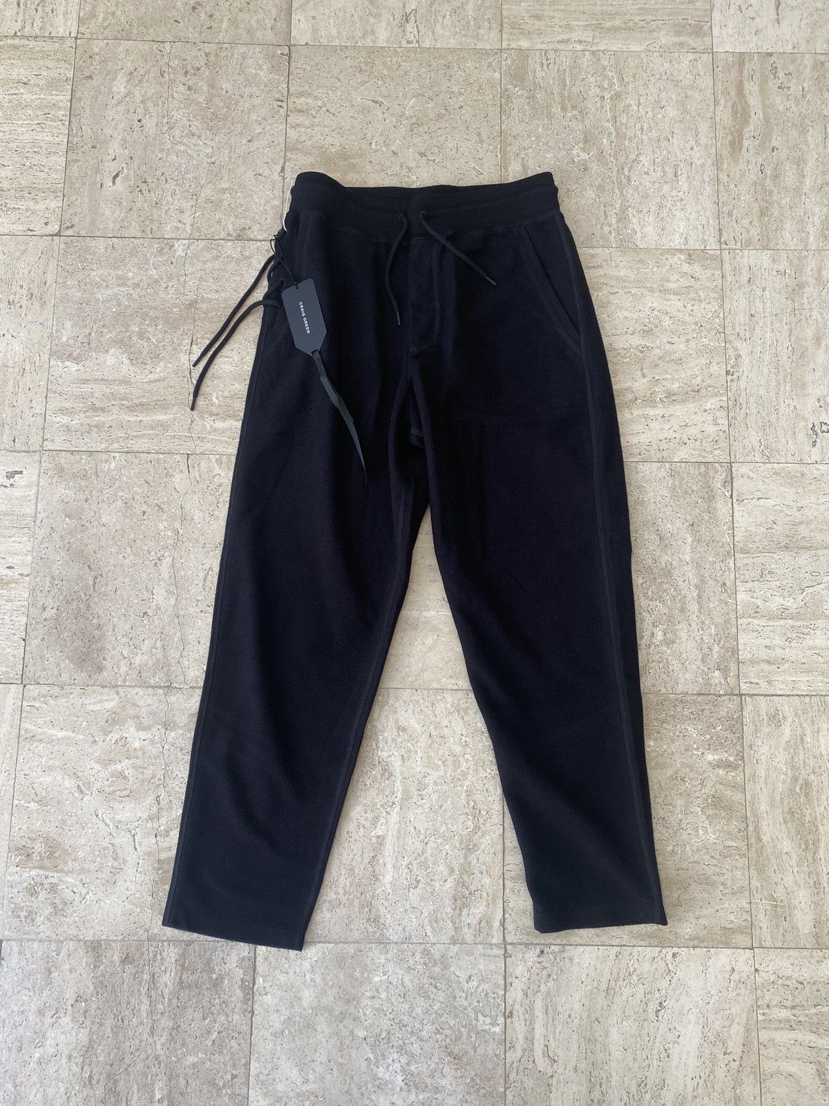 Craig Green Reverse Terry Laced Sweatpants Black - 3