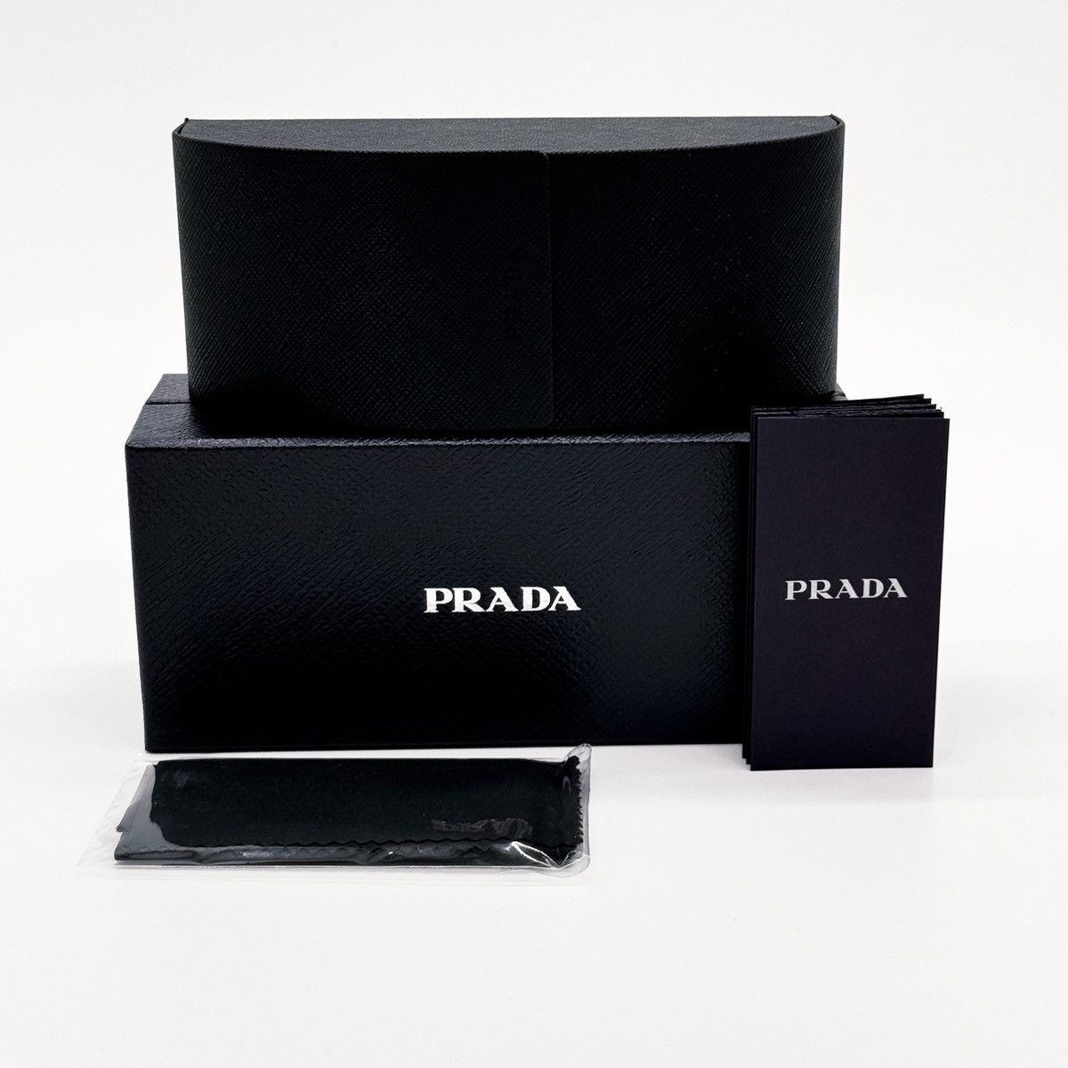 NEW PRADA SPR 06Y 02Z01O SQUARE BLACK PR 06YZ SUNGLASSES - 11