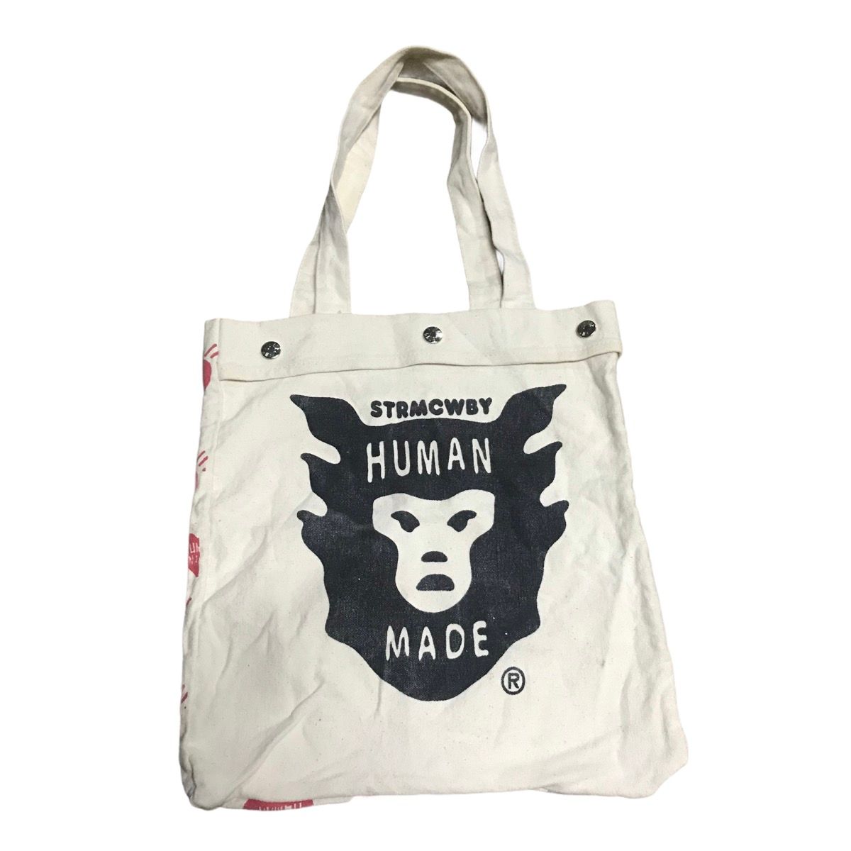 Human made heart logo tote bag - 1