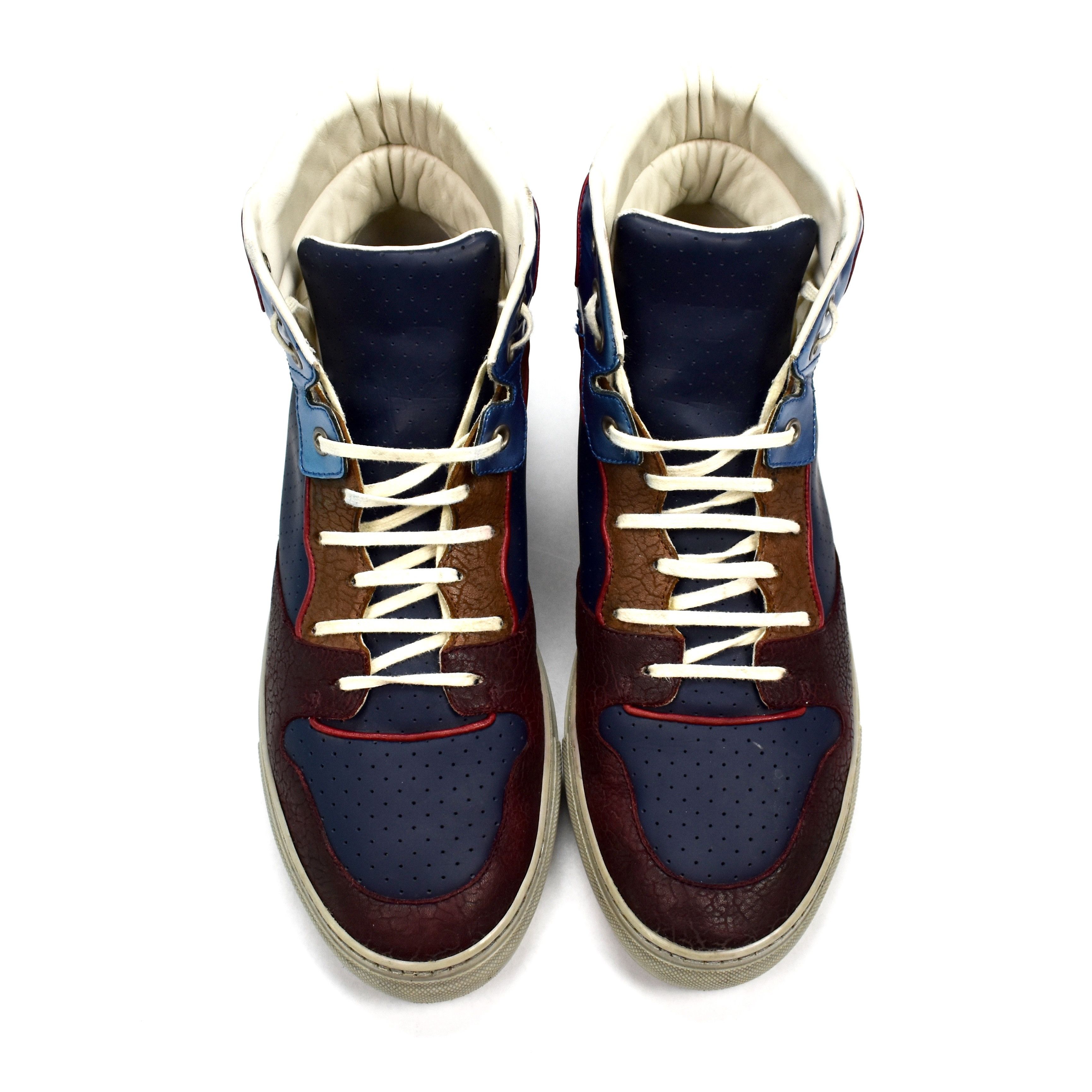 Balenciaga Multi Material High Top Dunk Sneakers - 5