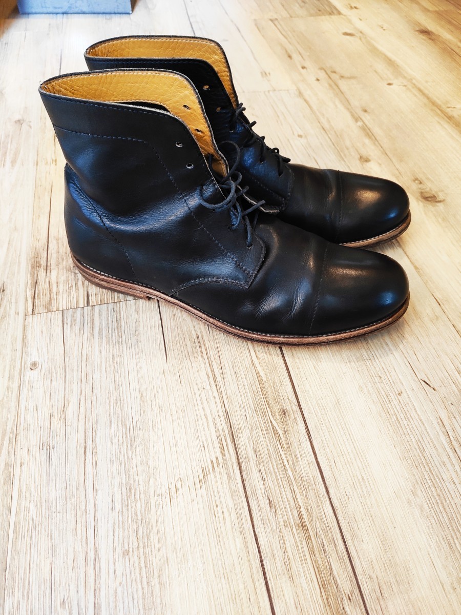 Moma - Black boots.Like GUIDI or Yohji Yamamoto boots - 1