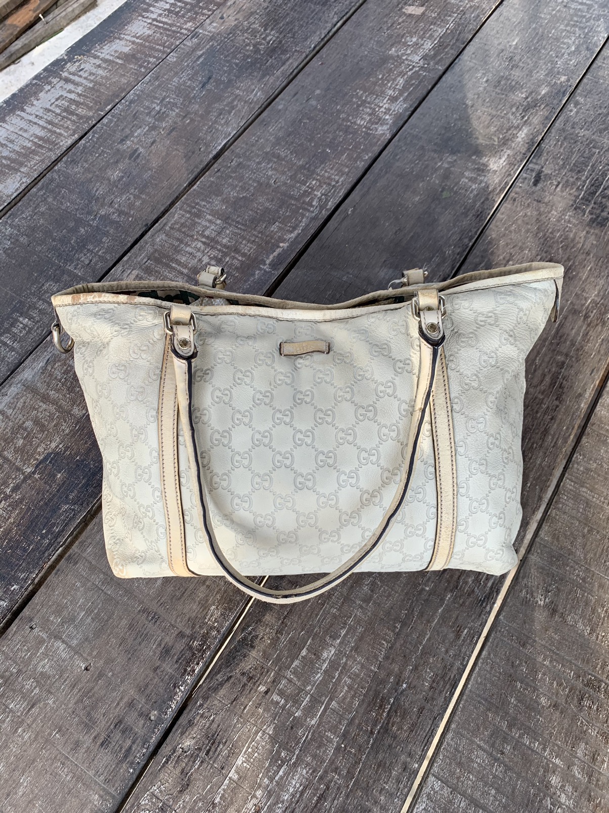 Vintage gucci guccisima joy tote bag - 1