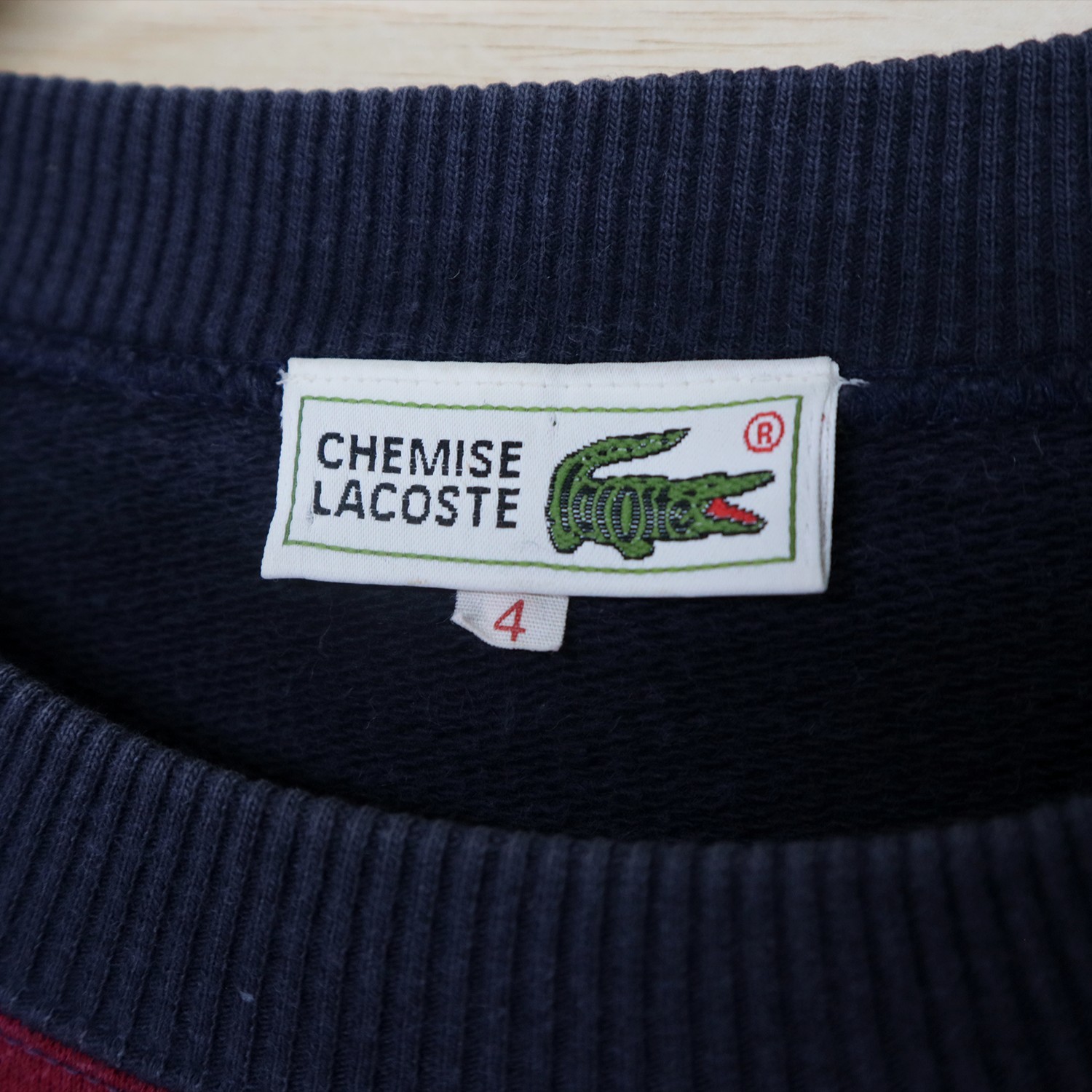 Vintage 90s CHEMISE LACOSTE Mini Logo Embroidered Sweater Sweatshirt Pullover Jumper - 3
