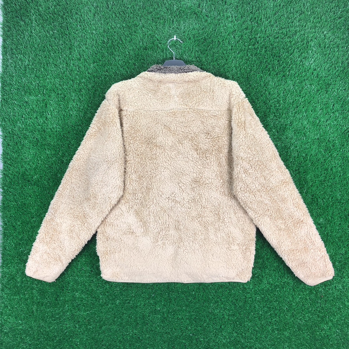 Vintage - Vintage Captain Stag Bulky Fleece Sherpa Zipper Sweater - 4