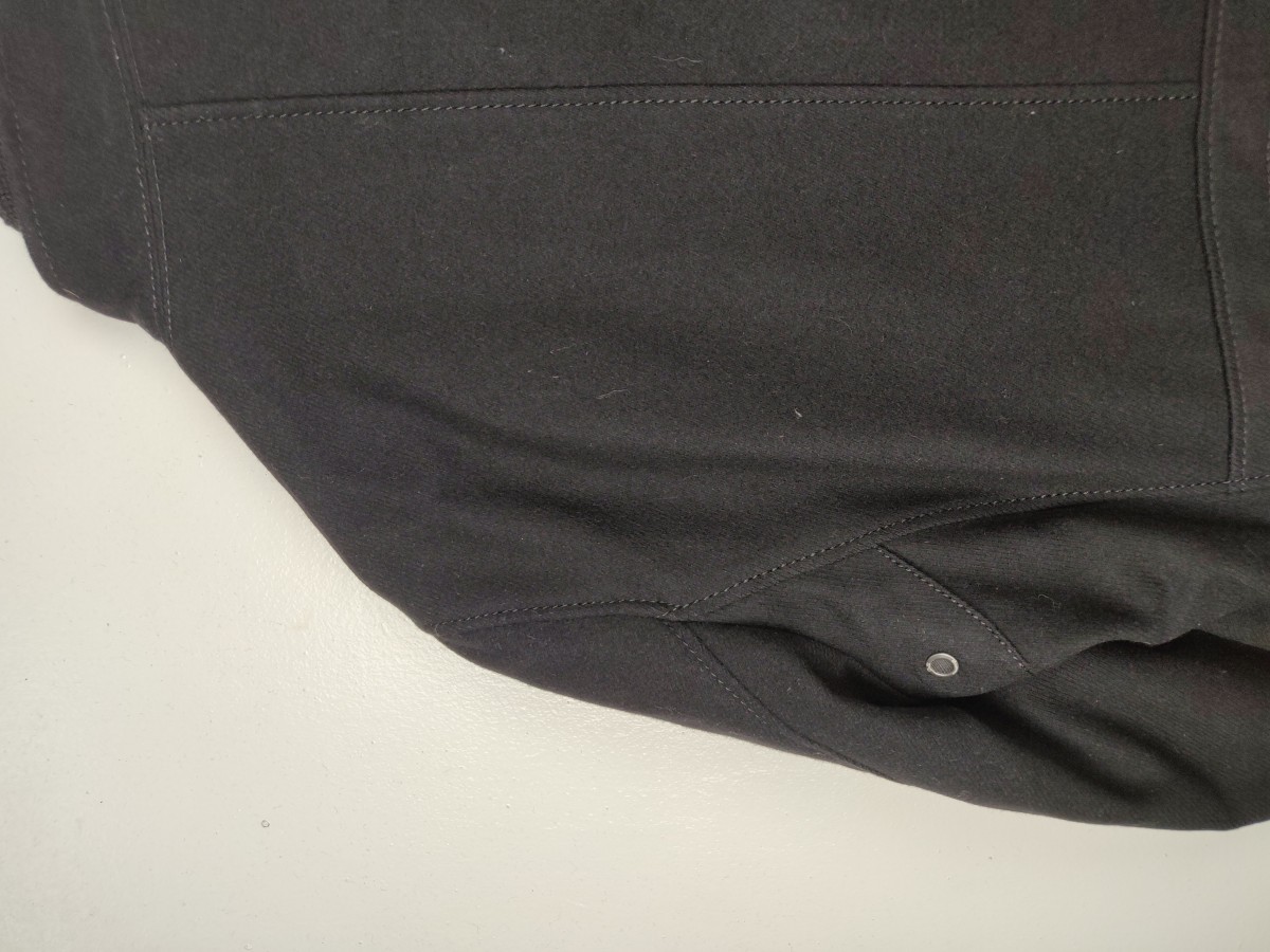 Cashmere & Wool - Wool Button Heavy Jacket Winter Season - 14