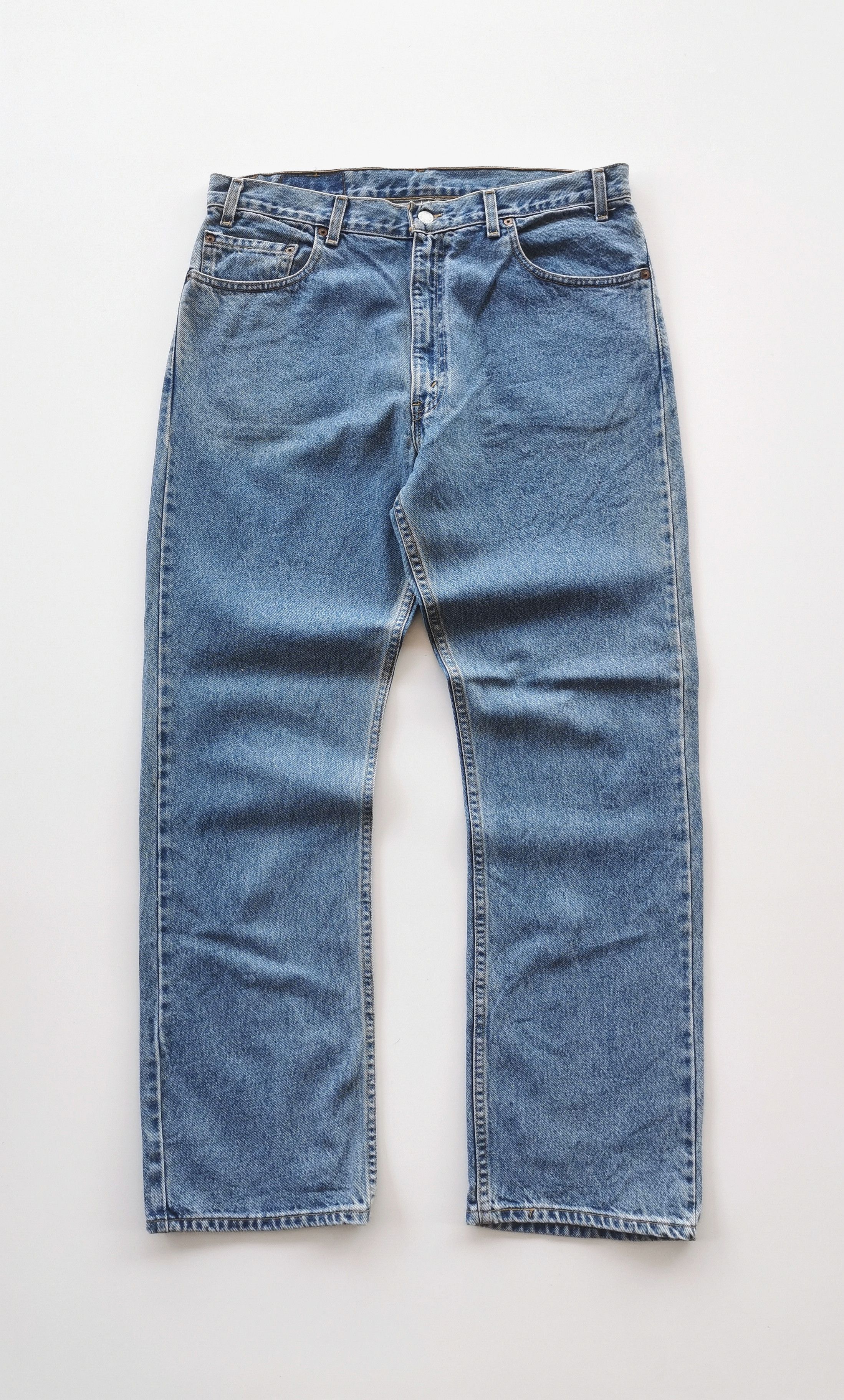 90s Vintage Levis Lot 505 Regular Fit Straight Leg Jeans - 1