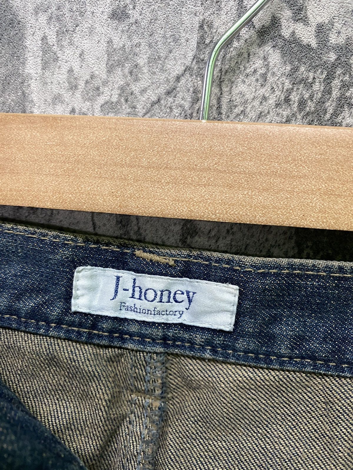 Japanese Brand - Vintage Double Waist J-Honey Junya Watanabe Style Denim - 16