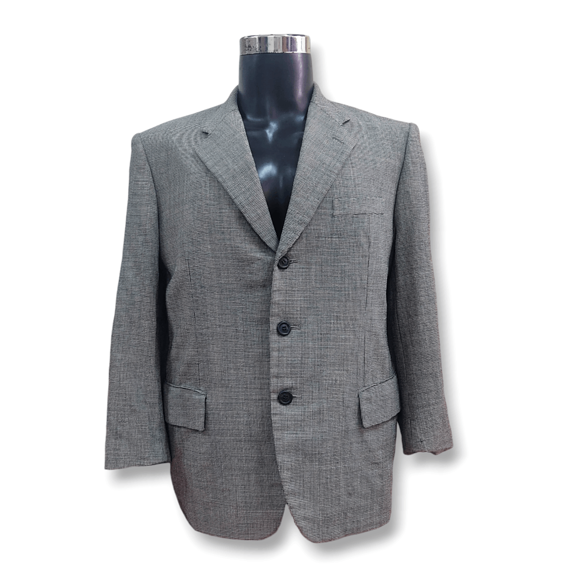 Vintage - IM MIYAKE Studio Design Checkered Wool Blazer Coat - 1