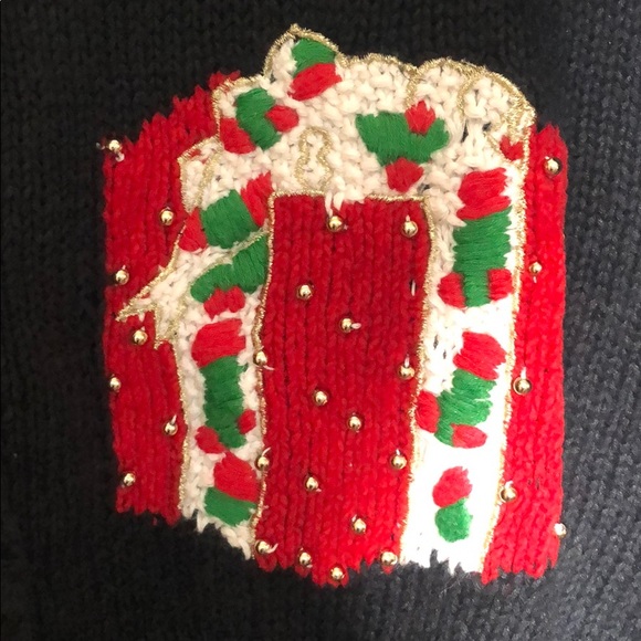 Urban Renewal - Ugly Christmas Sweater Embellished Vest - 3