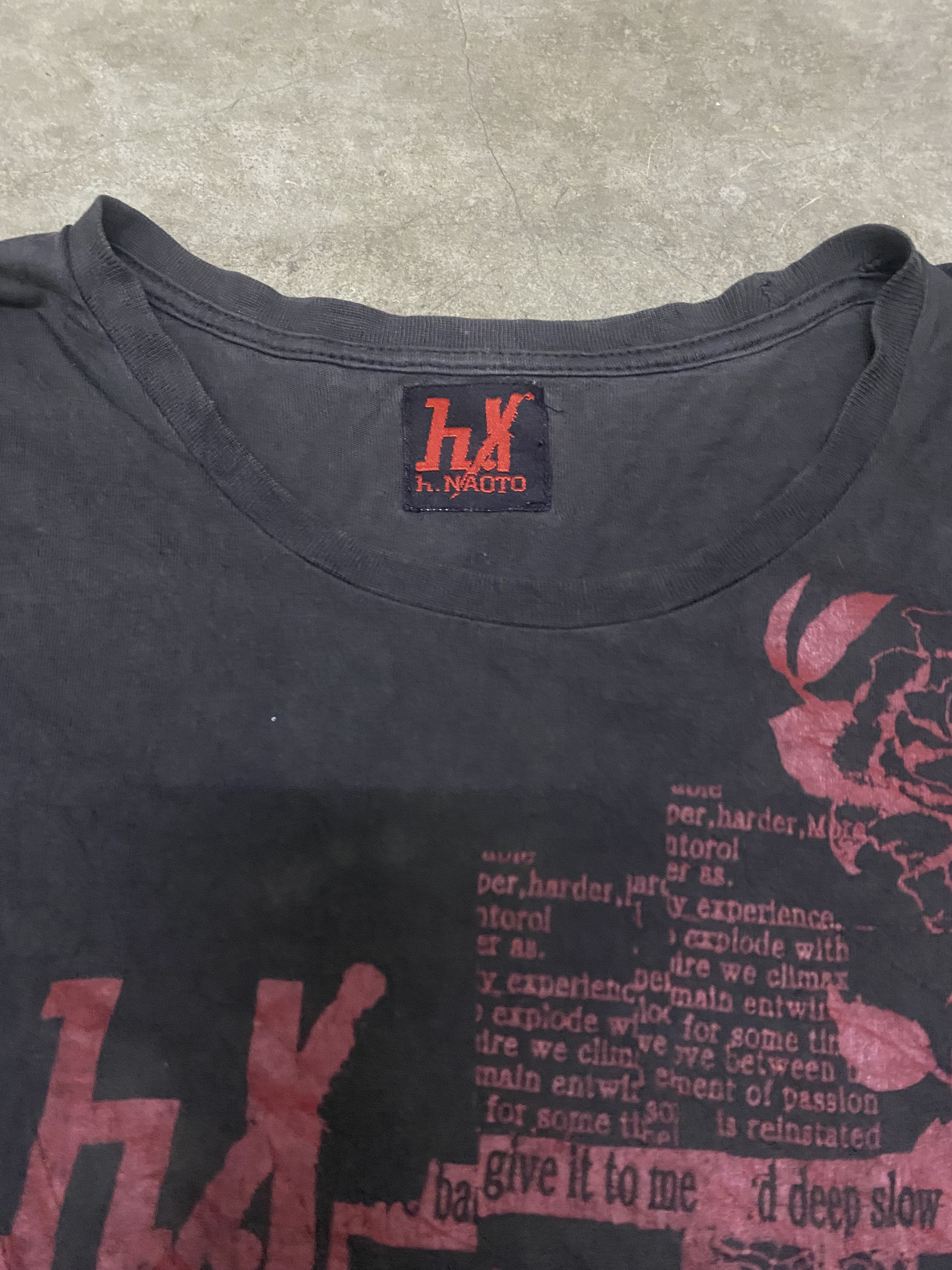 Japanese Brand-H.Naoto Punk T-Shirt Anacistme  - 6