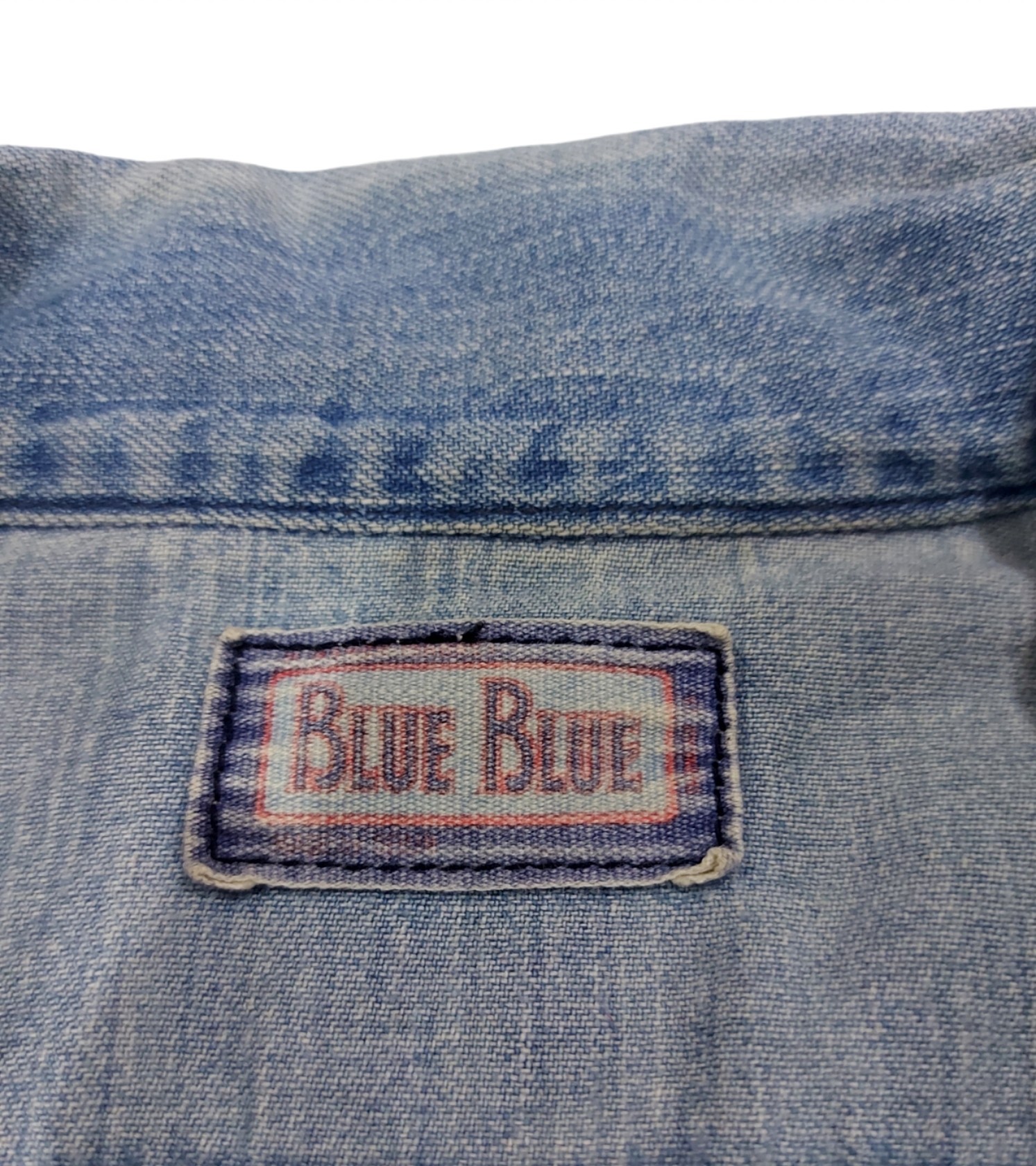 RARE! H.R.MARKET x BLUE BLUE JAPAN DENIM TRUCKER SHIRT - 8