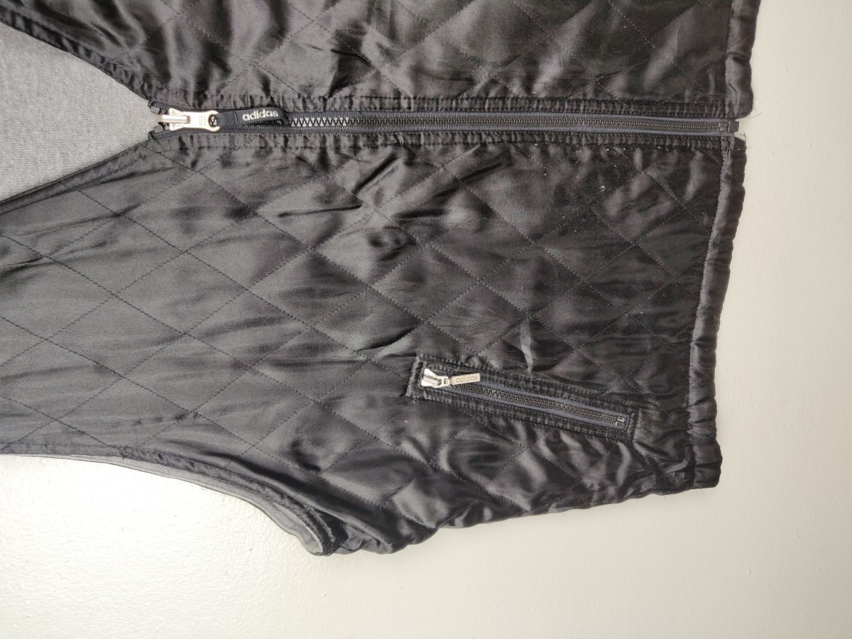 Reversible Vtg Quilted Zipper Vest Jacket - 5
