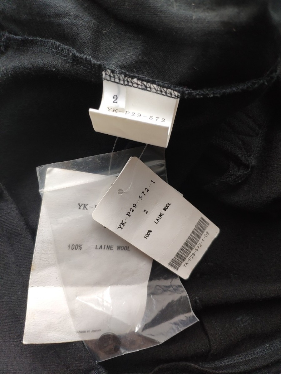 NEW ! Y's GIPSY 100% laine wool ightweight pants. - 7