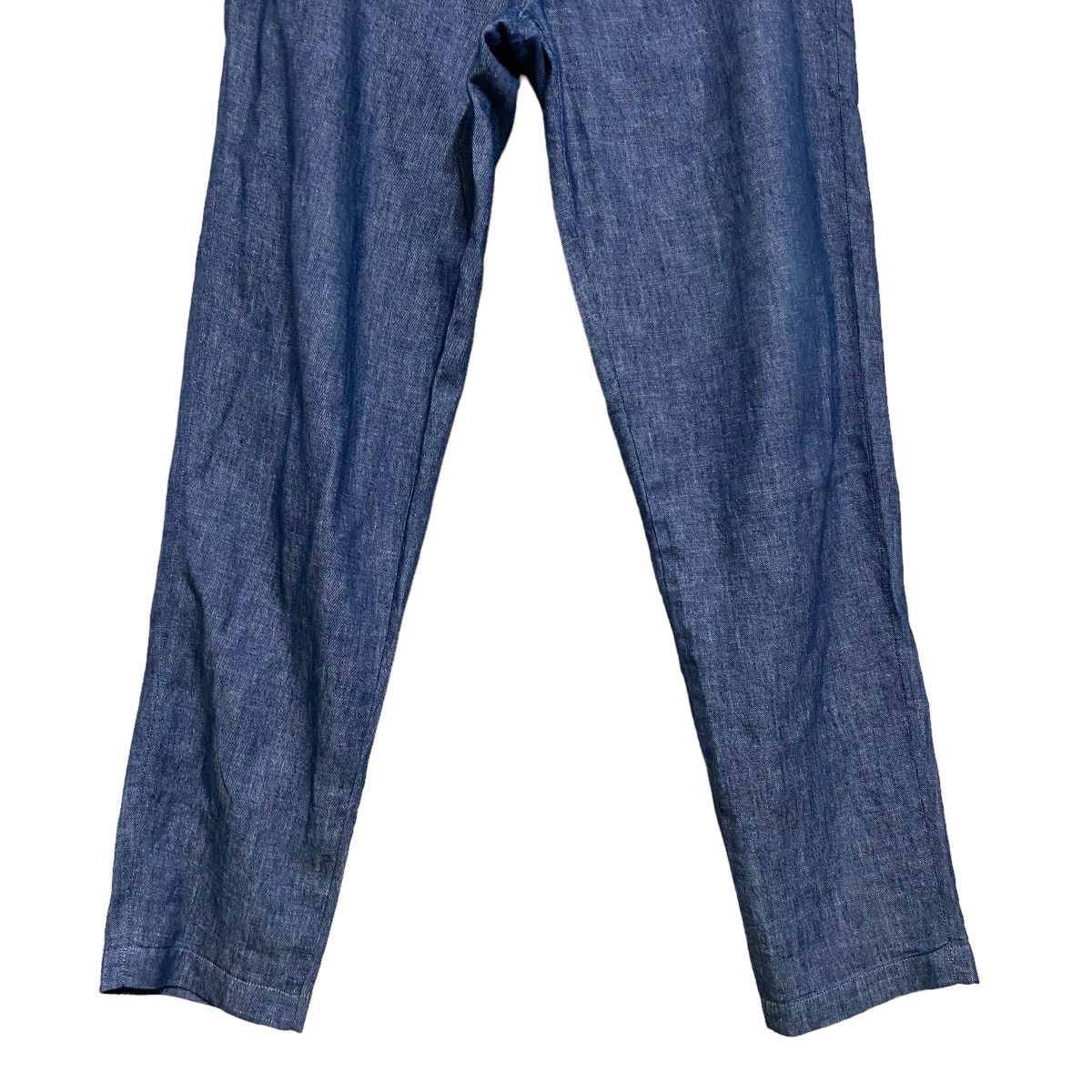 45rpm Denim Baggy Pants Buckle Back - 7