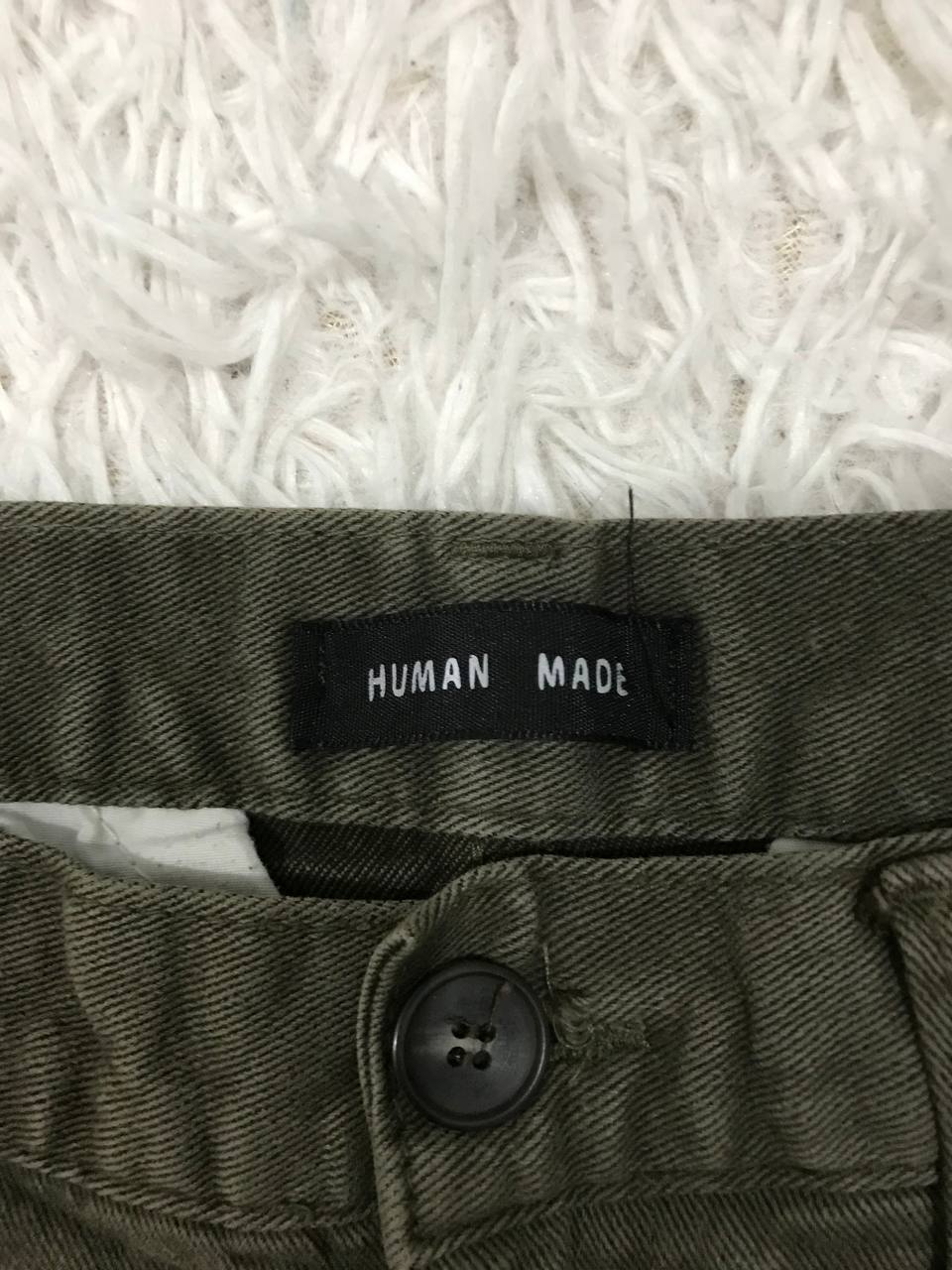 Human Made Olive Green Cargo Pant Size 32 - 7