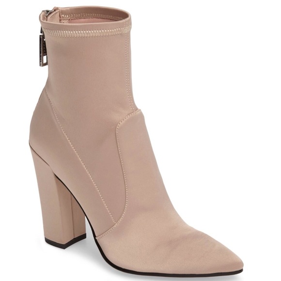 Dolce Vita Rose Satin Elana Sock Boots - 1