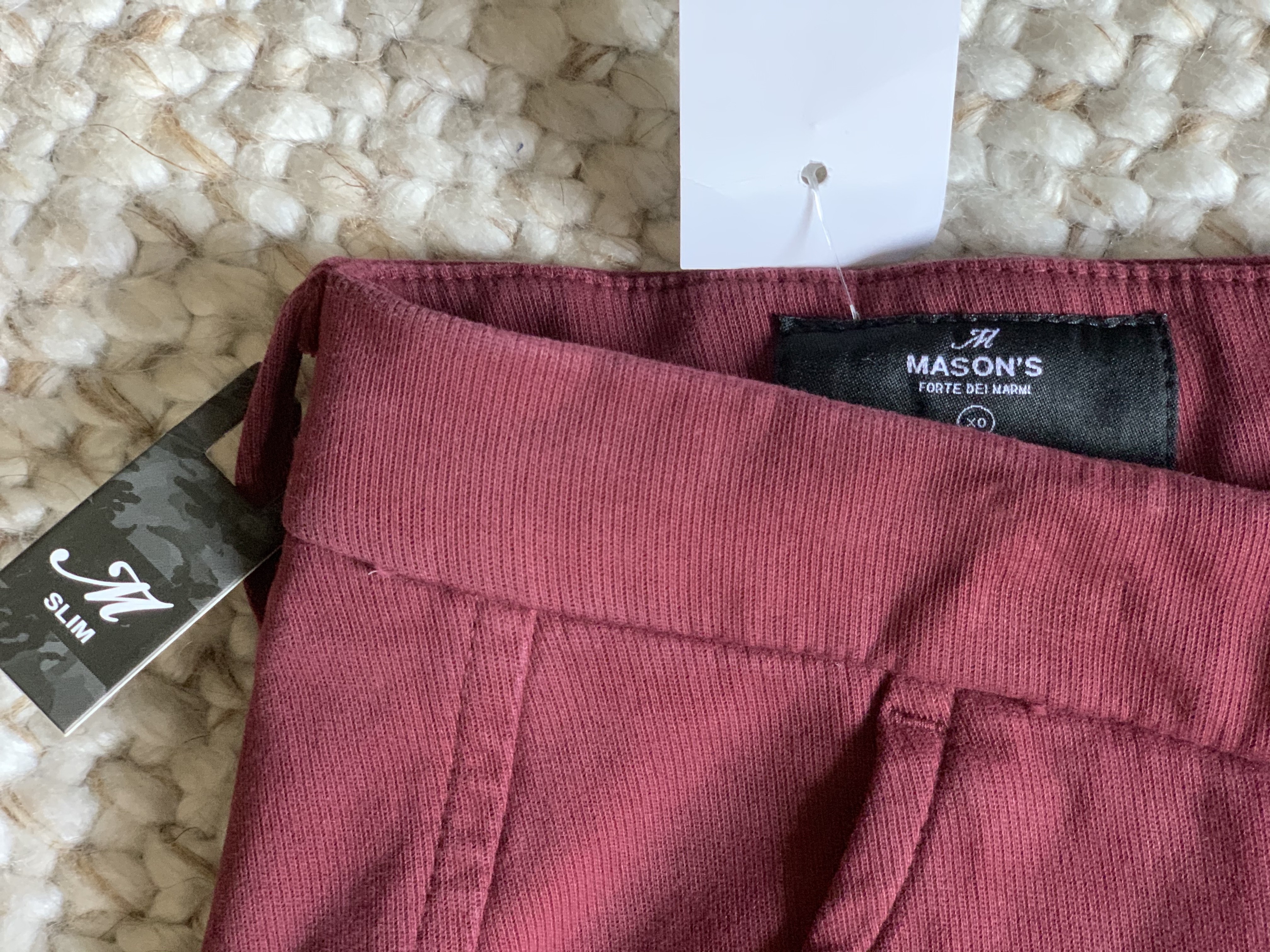 Masons - NWT $315.00 - Tricotine Jersey Slim-Fit Trousers - 5