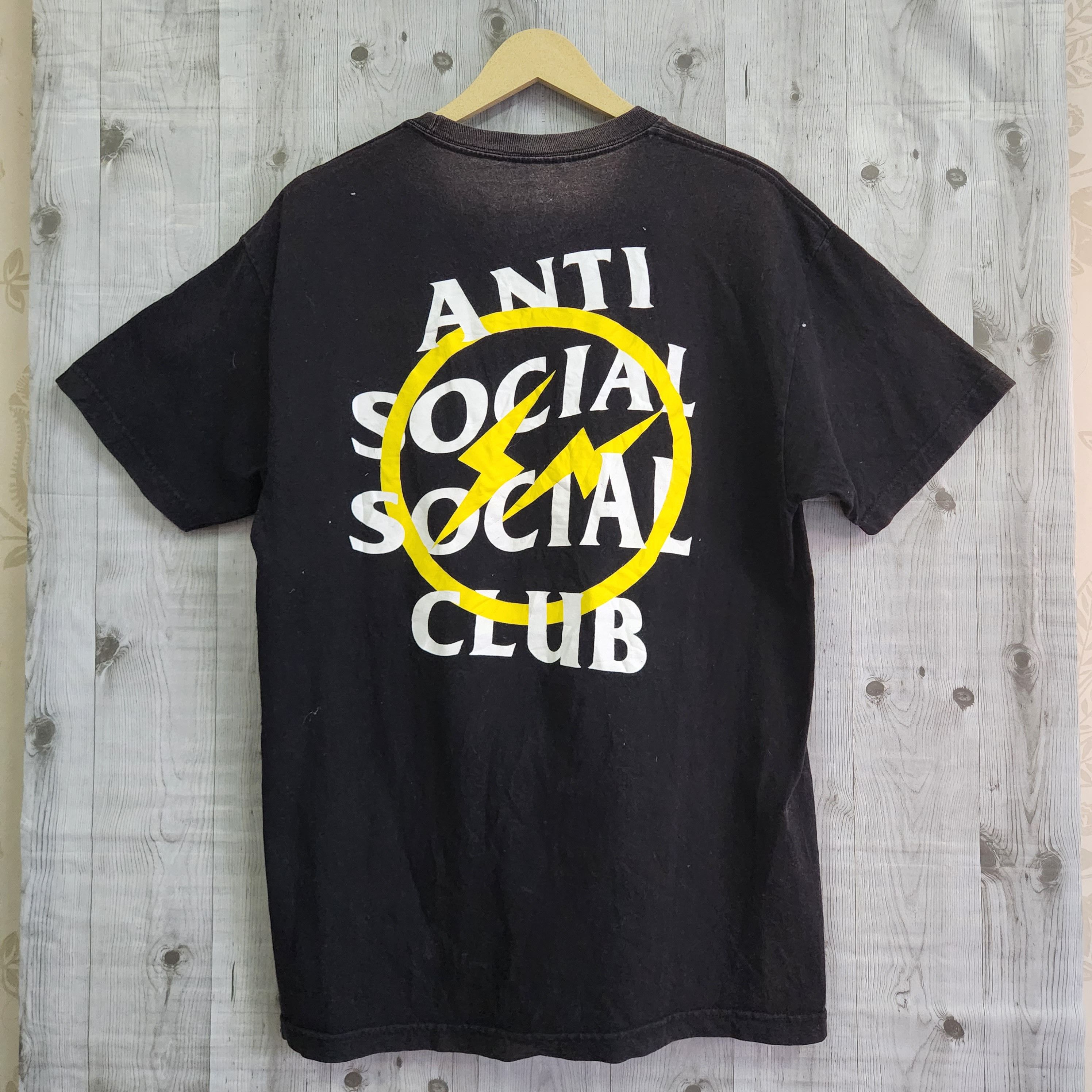 Anti Social Social Club TShirt Faded Black - 1