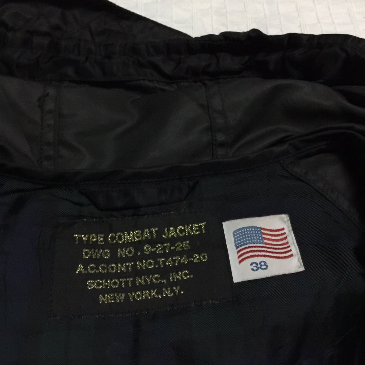 Type Combat Jacket Schott NYC Cap style hoodie jacket - 11