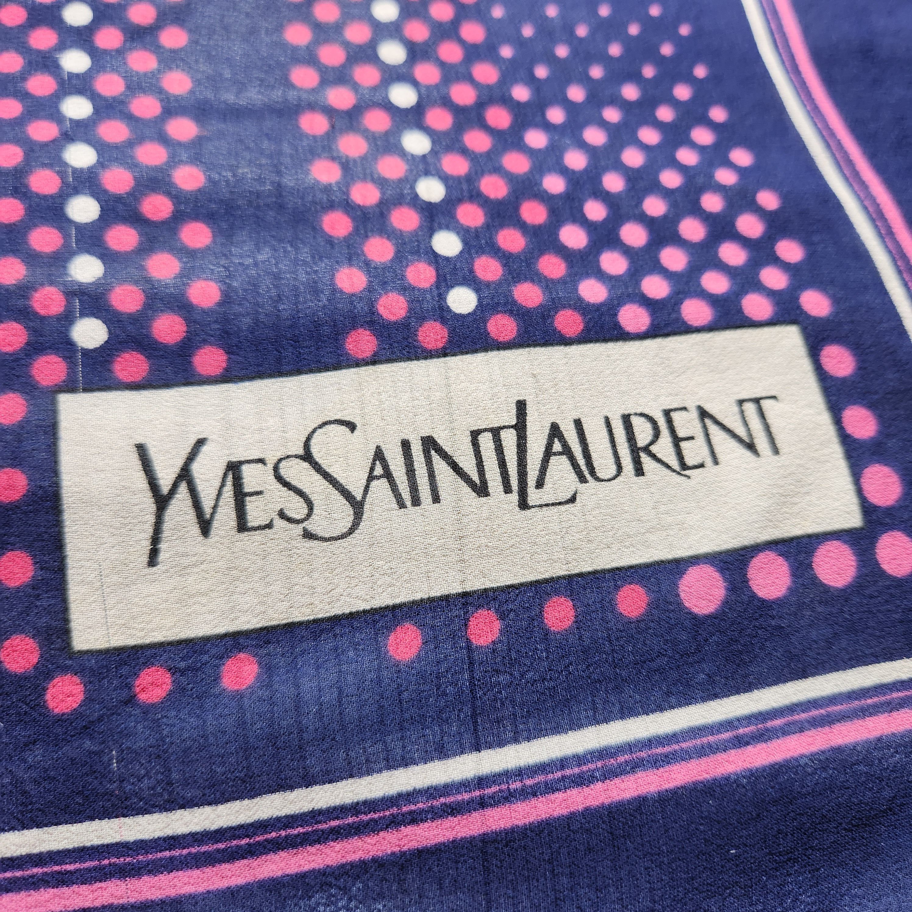 Vintage Yves Saint Laurent Silk Scarf - 8