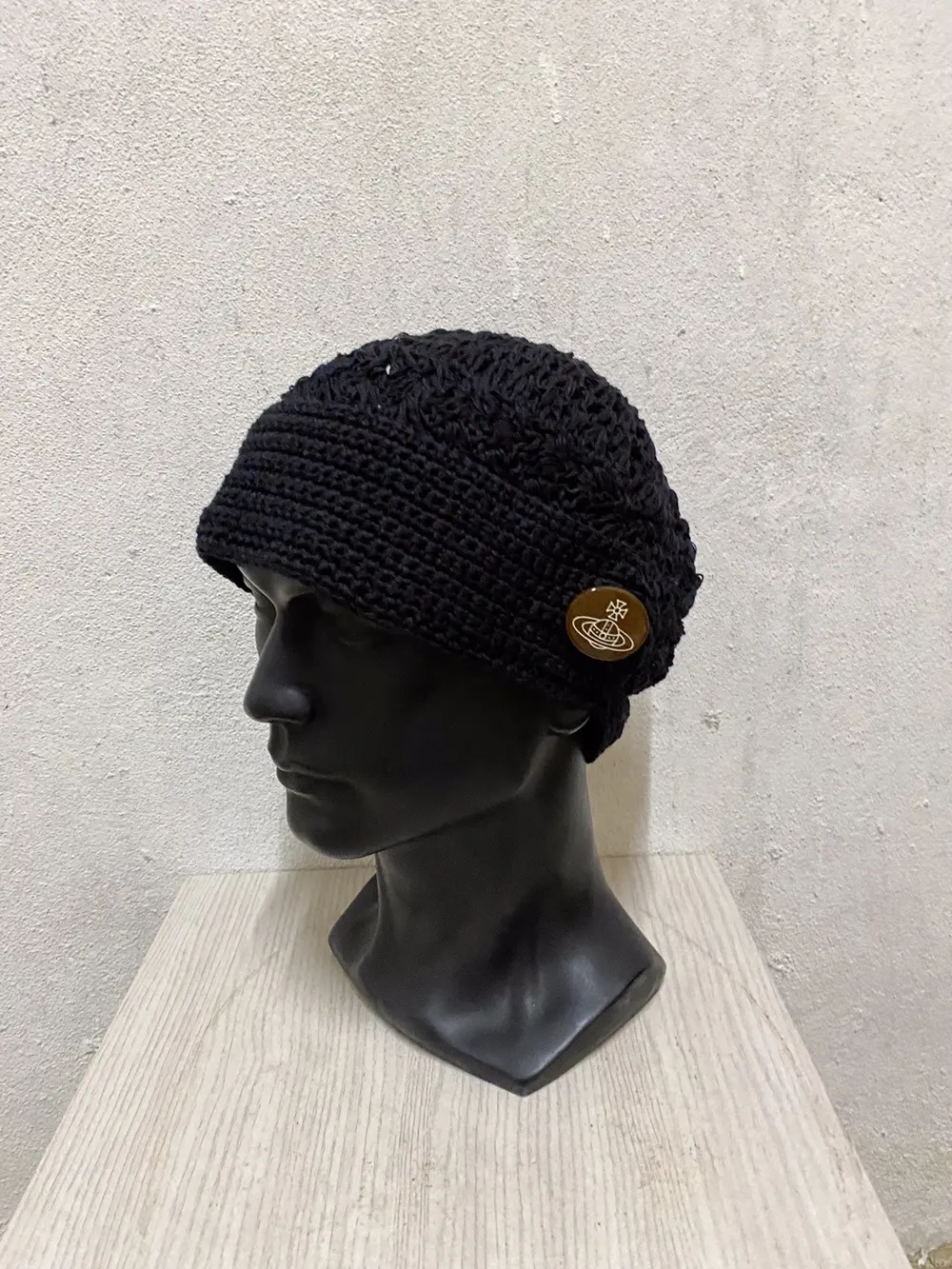 Vivienne Westwood Knit Small Logo Beanie Hat - 3