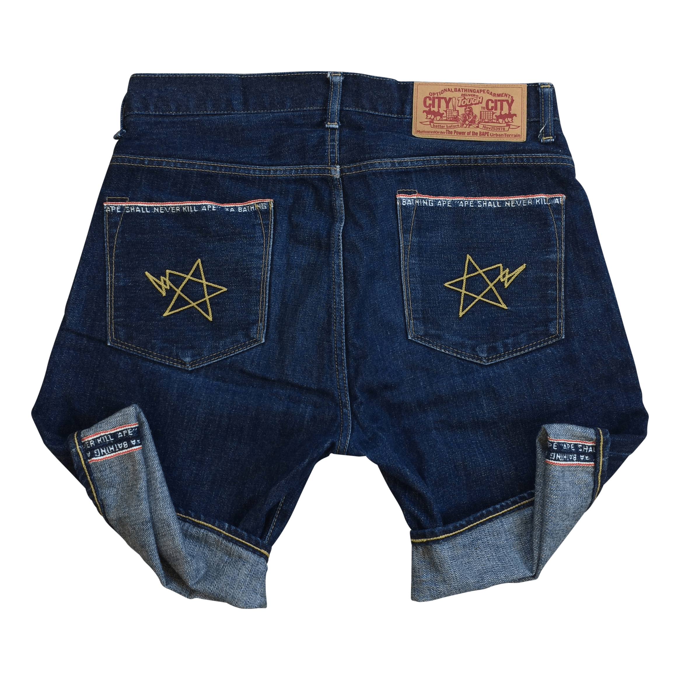 Bapesta Selvedge Denim Shorts - 1