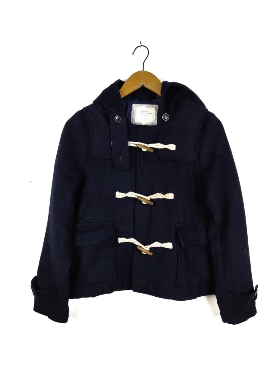 Final Drop! Cropped Duffel Coat Wool Winter Jacket - 1