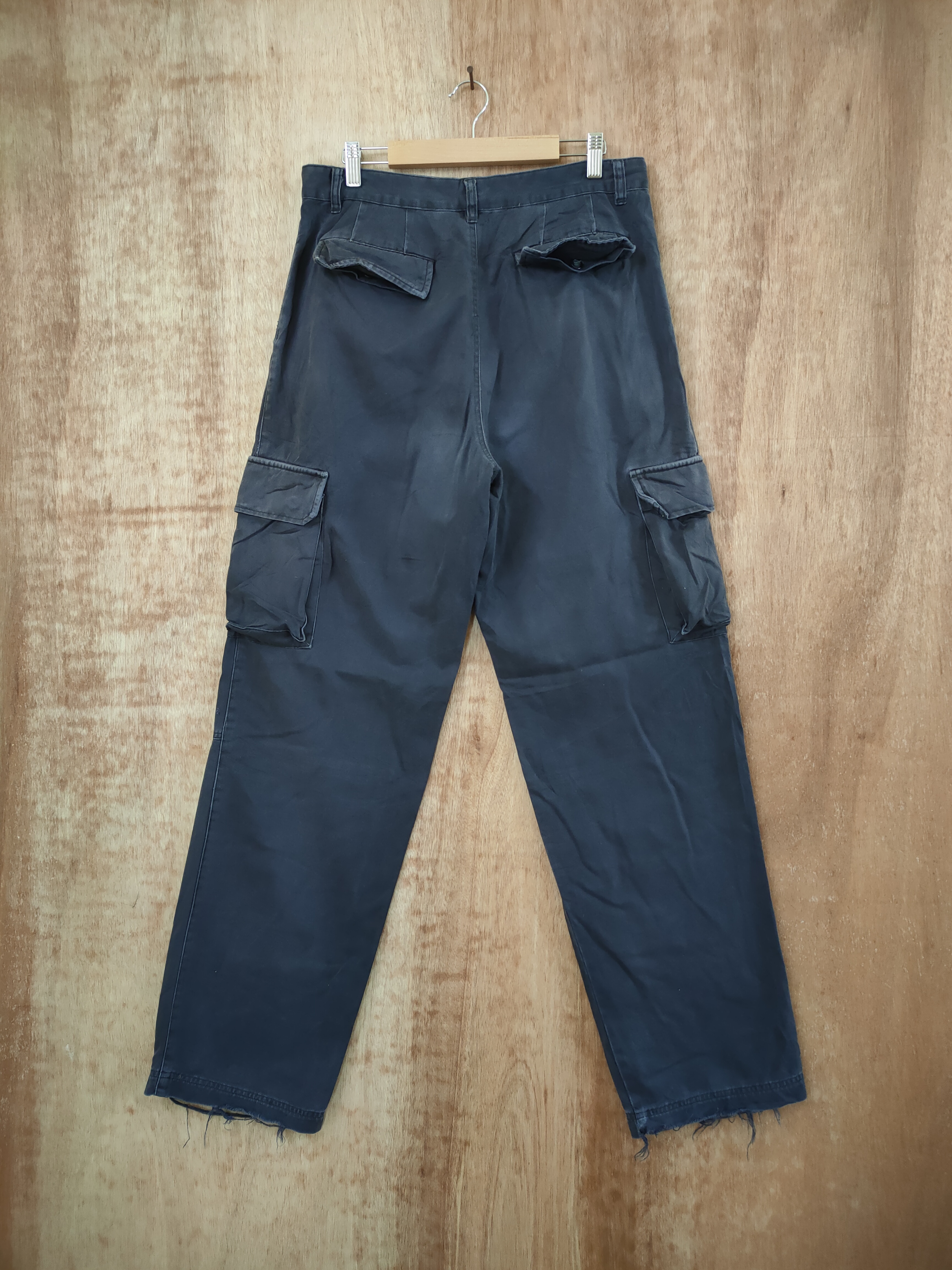 Vintage - NAVY WORKWEAR CARGO PANTS - 2