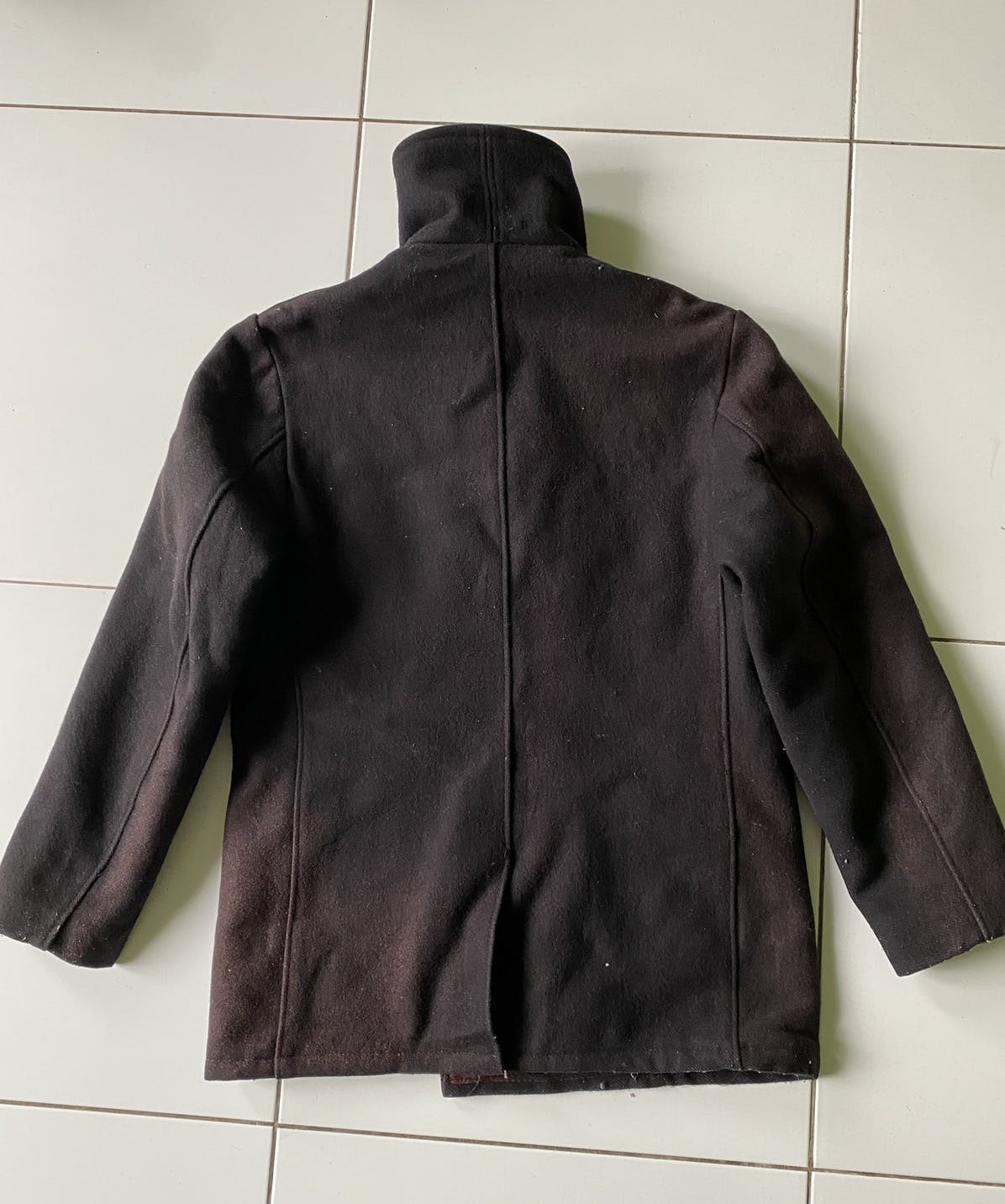 Vintage U.S 740N Schott Faded Pea Black Quilted Jacket - 2