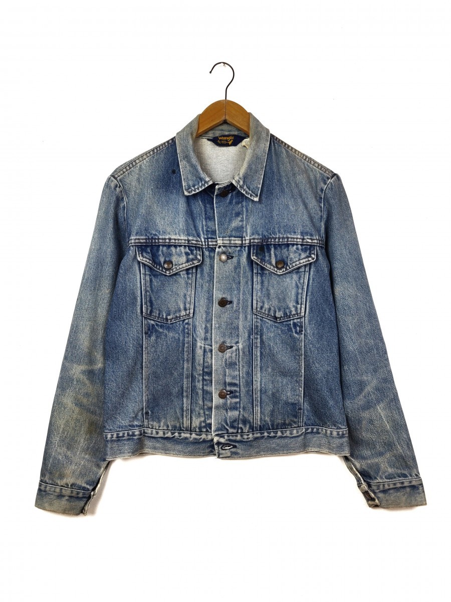 Denim Jacket - Made in USA Trucker Denim Jeans Jacket - 1