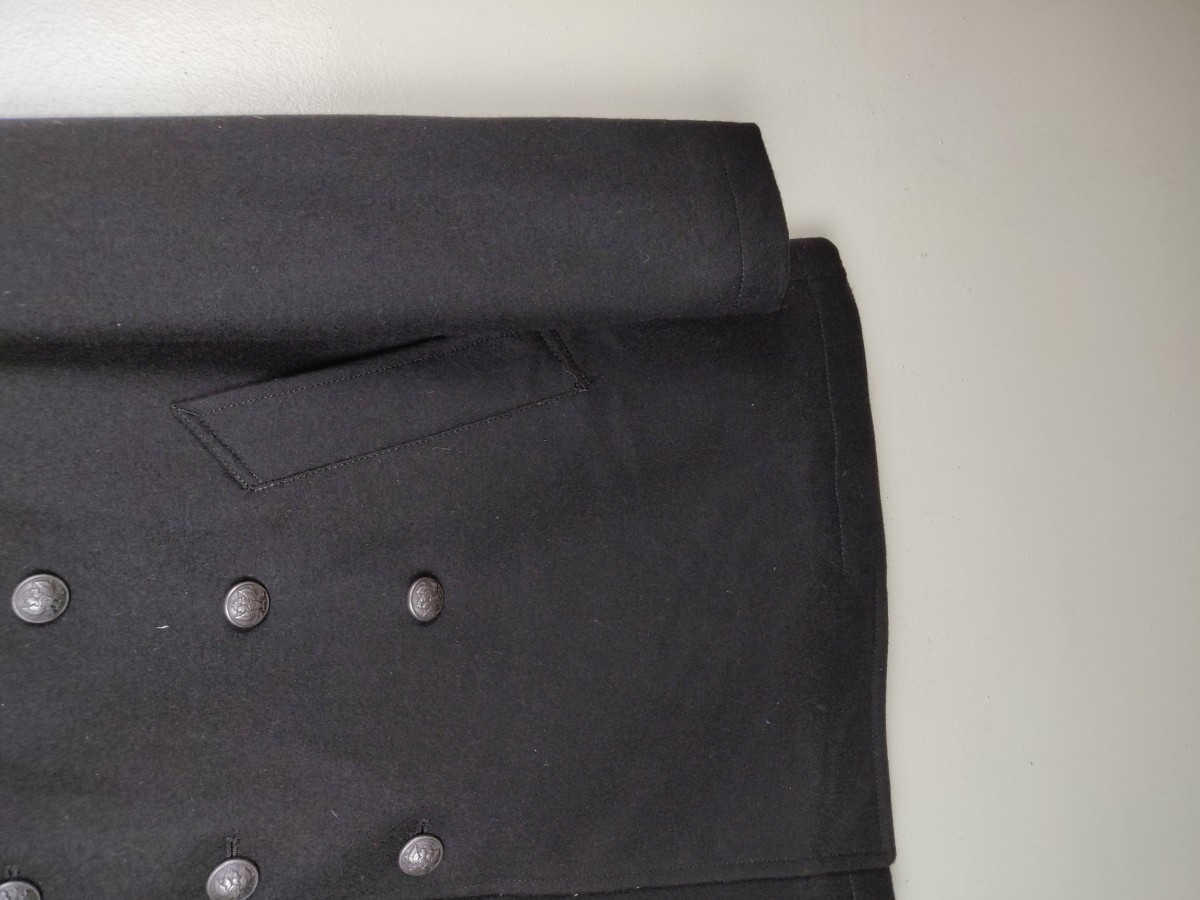 Overcoat - Double Breast Wool Jacket Heavy Coat - 7