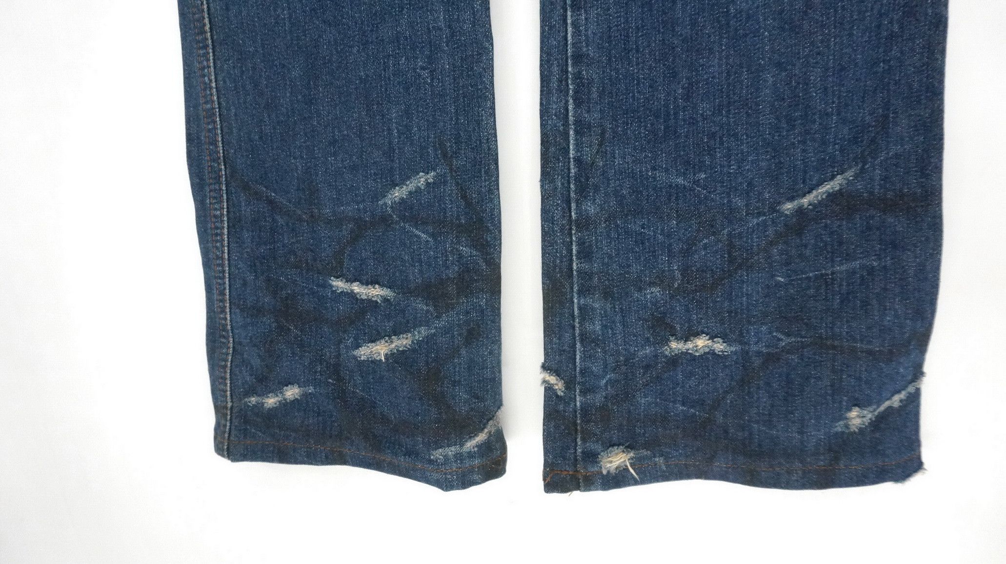 Distressed Denim - Fire Rare! OBELISK Japan Lowrise Distressed Flared Jeans - 12