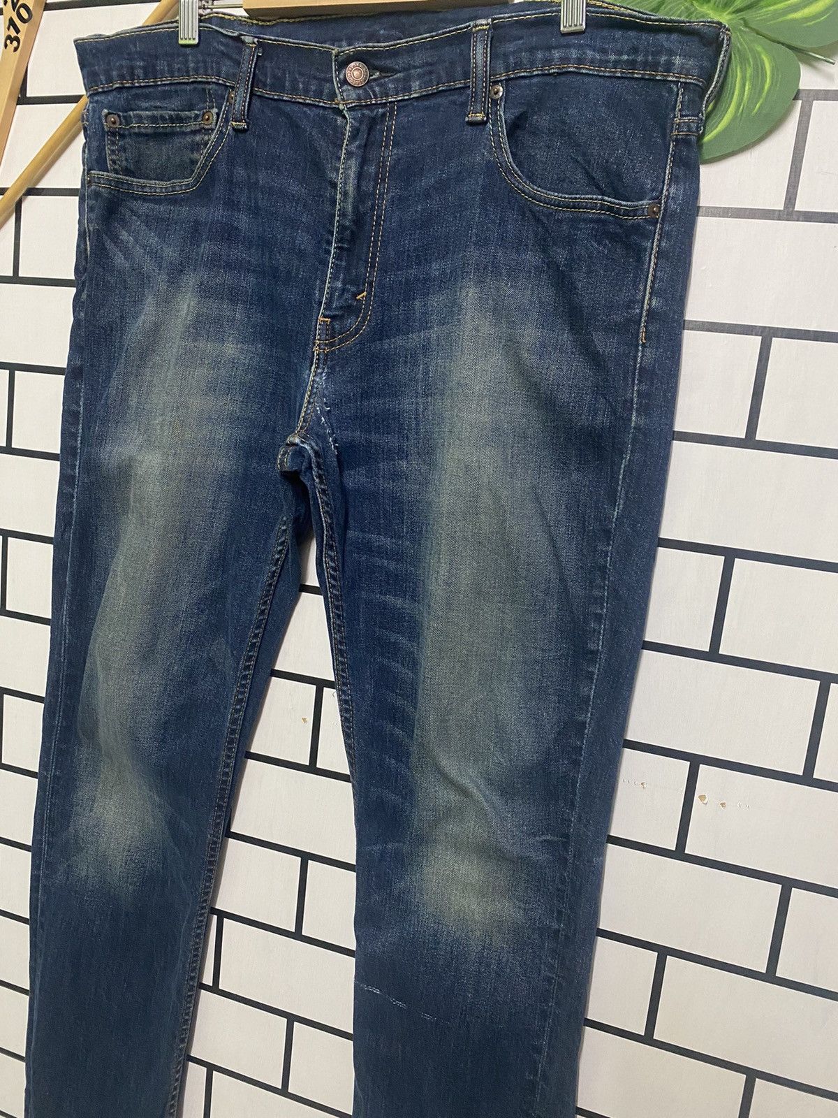 Vintage LEVIS 511 Dark Blue Jeans -L28 - 3