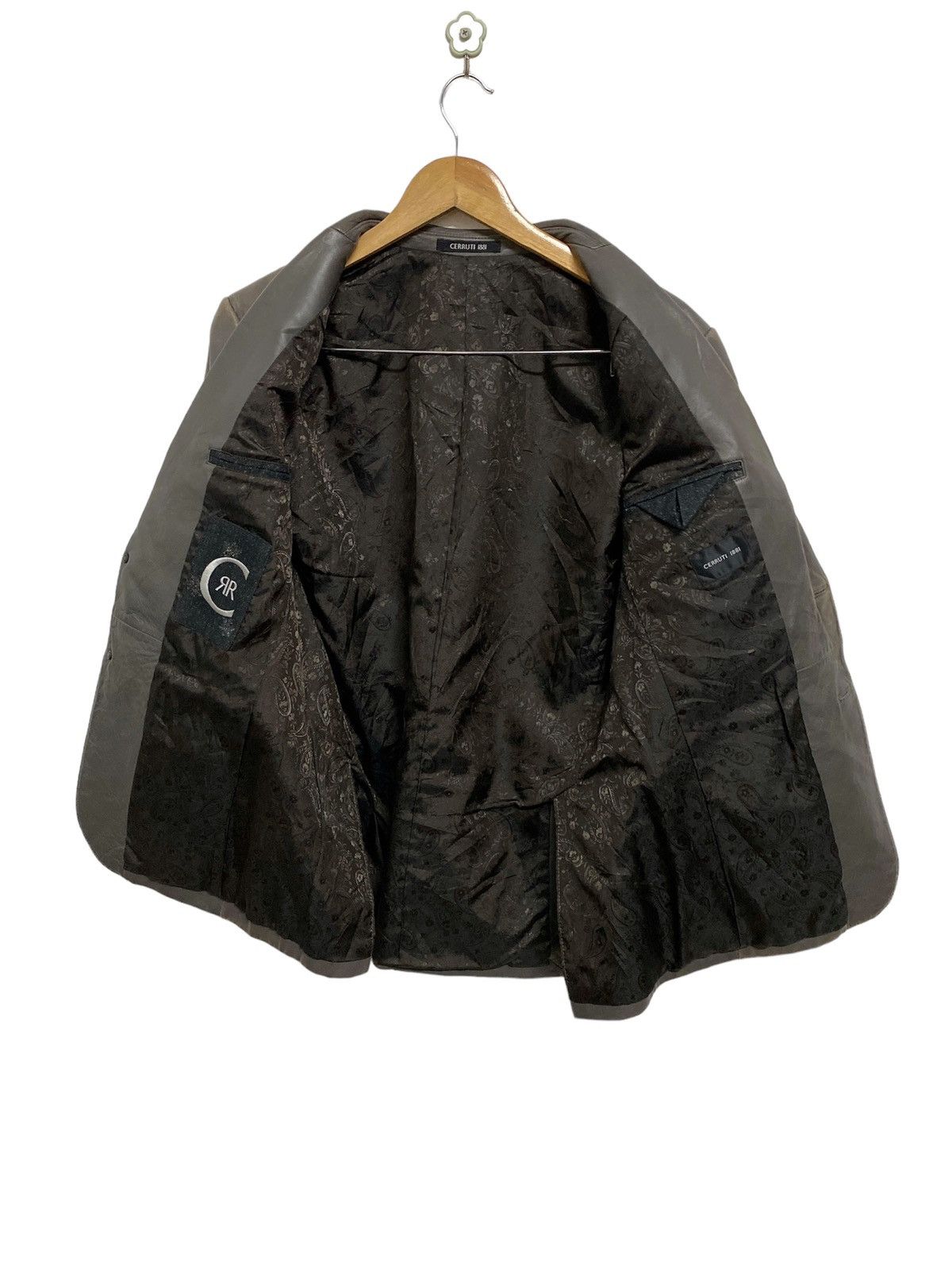 Cerruti 1881 Lambskin Leather Jacket - 7